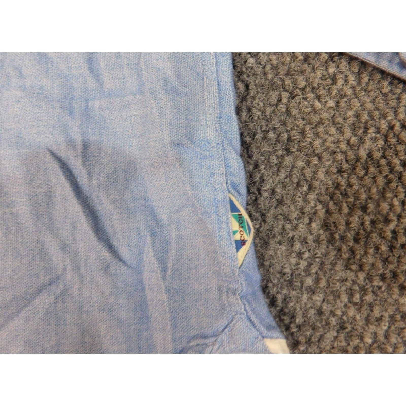 Scotch & Soda Scotch & Soda Shirt Mens Medium Blue Button Down Knit Cotton Regular Chest Breathable Casual Modern 90s? No Vintage No Size US M / EU 48-50 / 2 - 7 Thumbnail