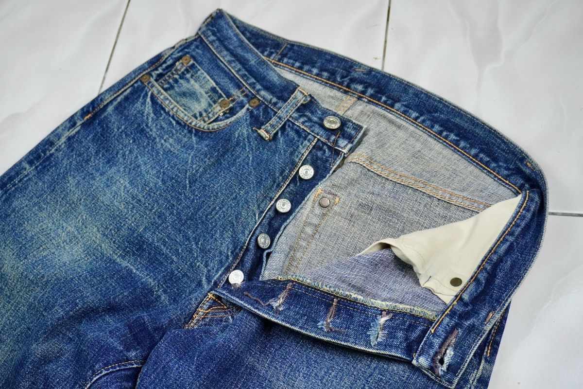 Denime × Japanese Brand × Vintage Vintage DENIME selvedge distressed jeans japanese brand Size US 30 / EU 46 - 9 Thumbnail