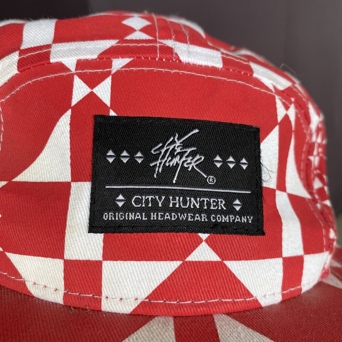 City Hunter City hunter USA red white 5 panel cap Size ONE SIZE - 3 Thumbnail
