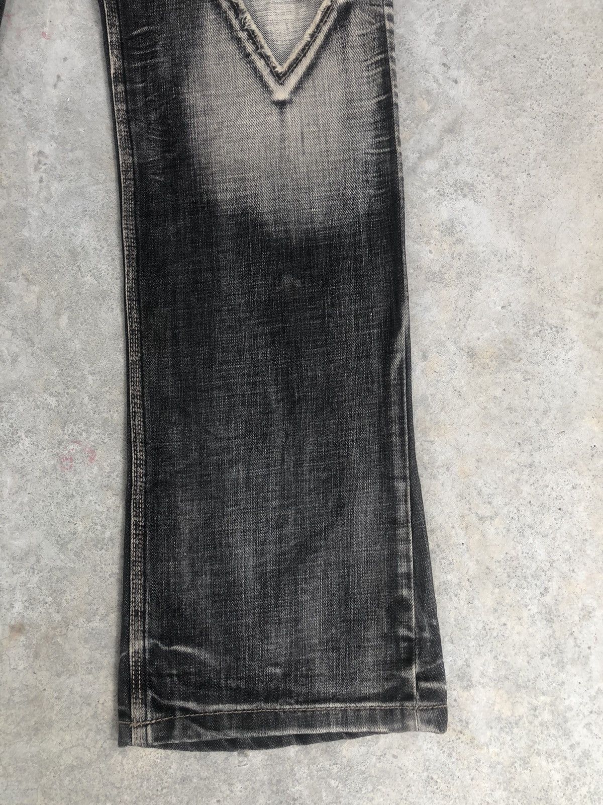 If Six Was Nine Japanese Hideways Flared Jeans Distressed Patchwork Jeans Size US 31 - 7 Thumbnail