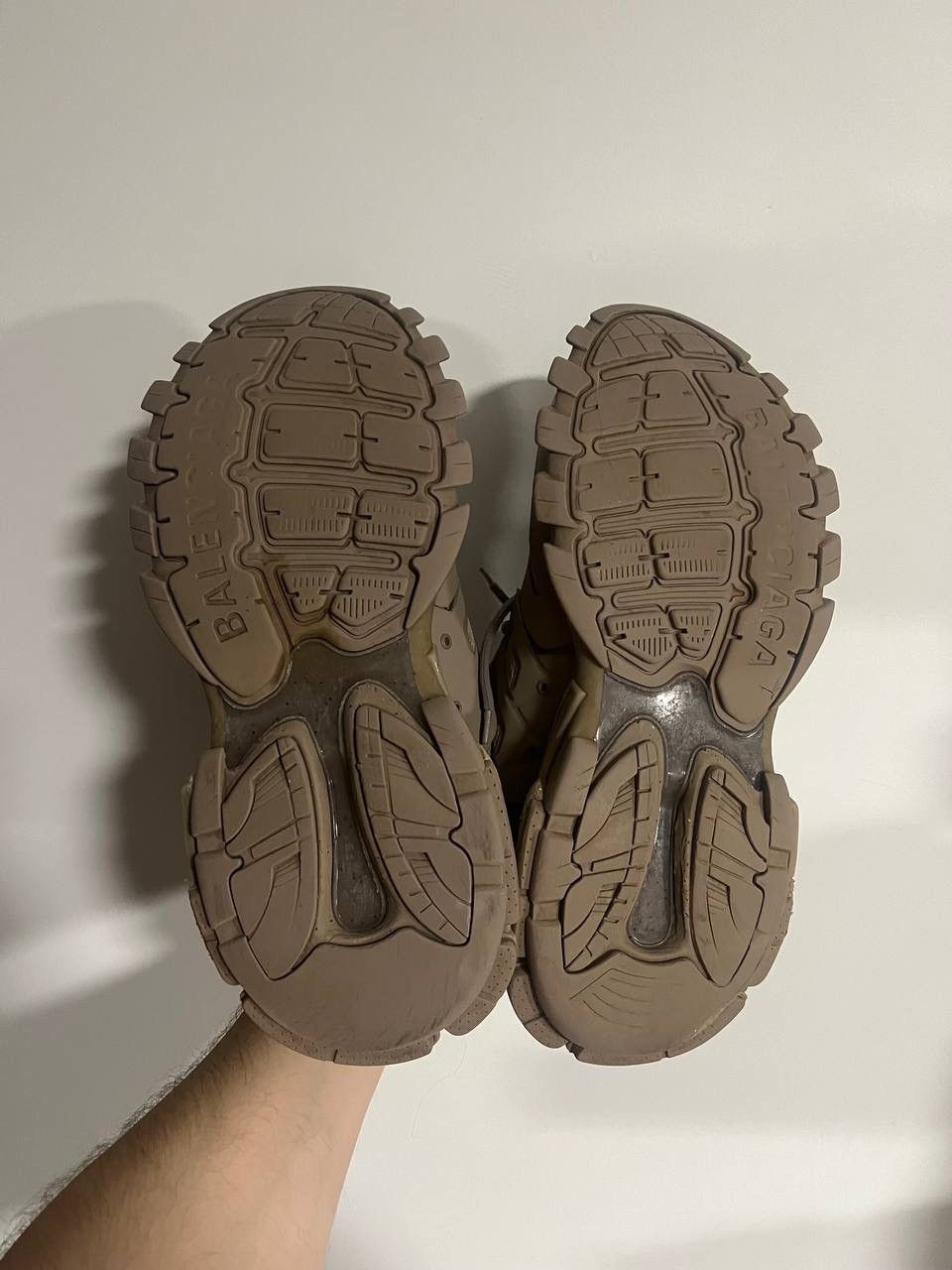 Balenciaga Balenciaga Track Full Beige Recycled Sneakers Size US 11 / EU 44 - 14 Thumbnail