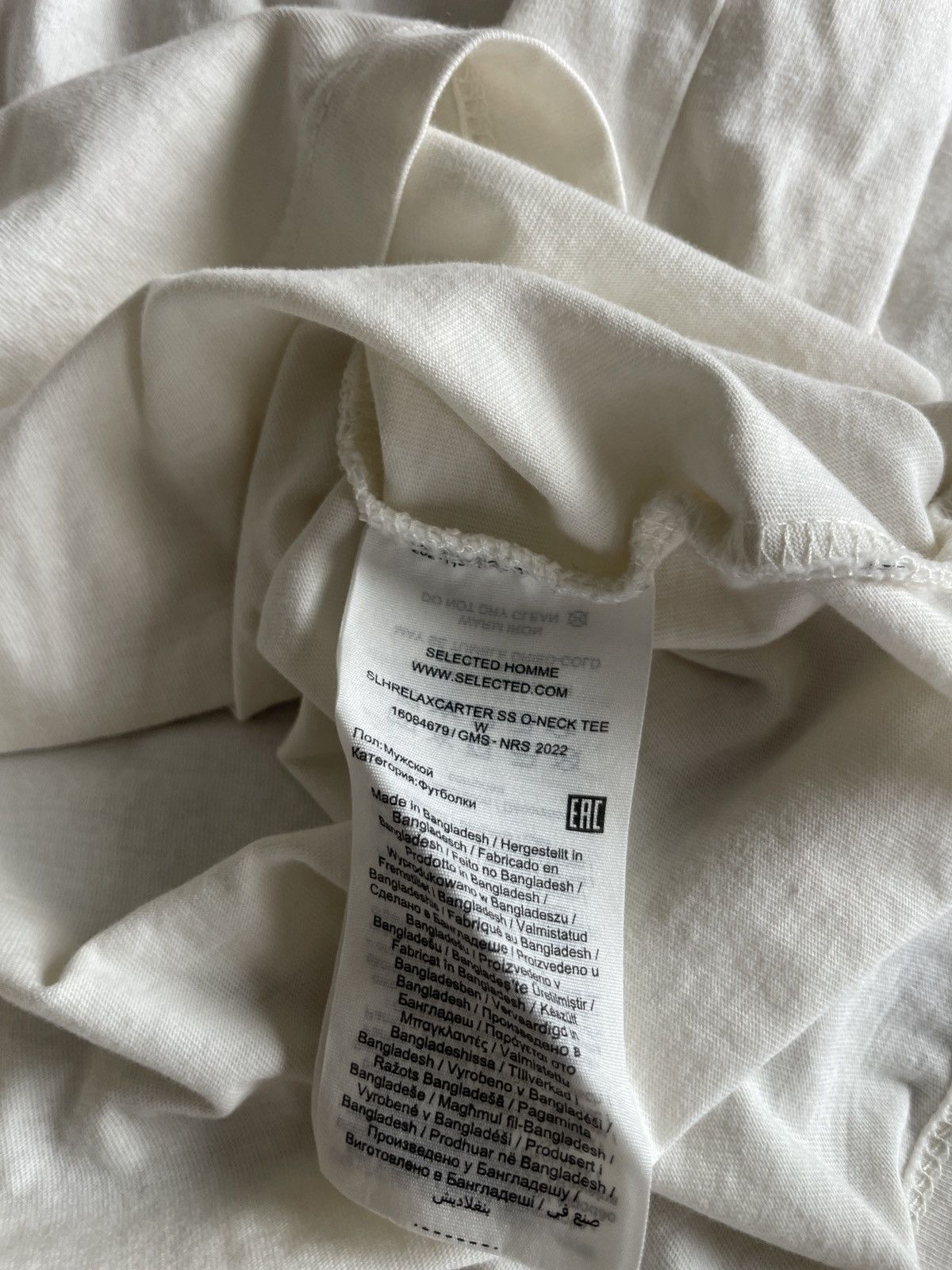 Selected Homme SLHRelaxCarter SS O Neck tee Size US M / EU 48-50 / 2 - 11 Thumbnail