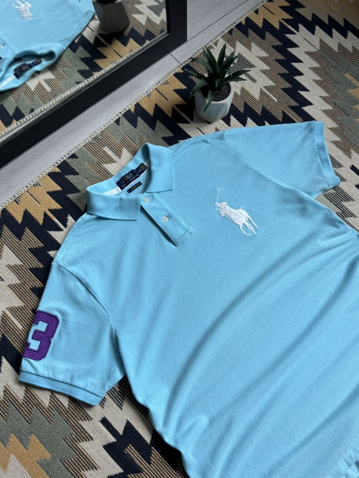 Polo Ralph Lauren Vintage Polo Ralph Lauren Big Pony #3 T-shirt Size US L / EU 52-54 / 3 - 4 Thumbnail