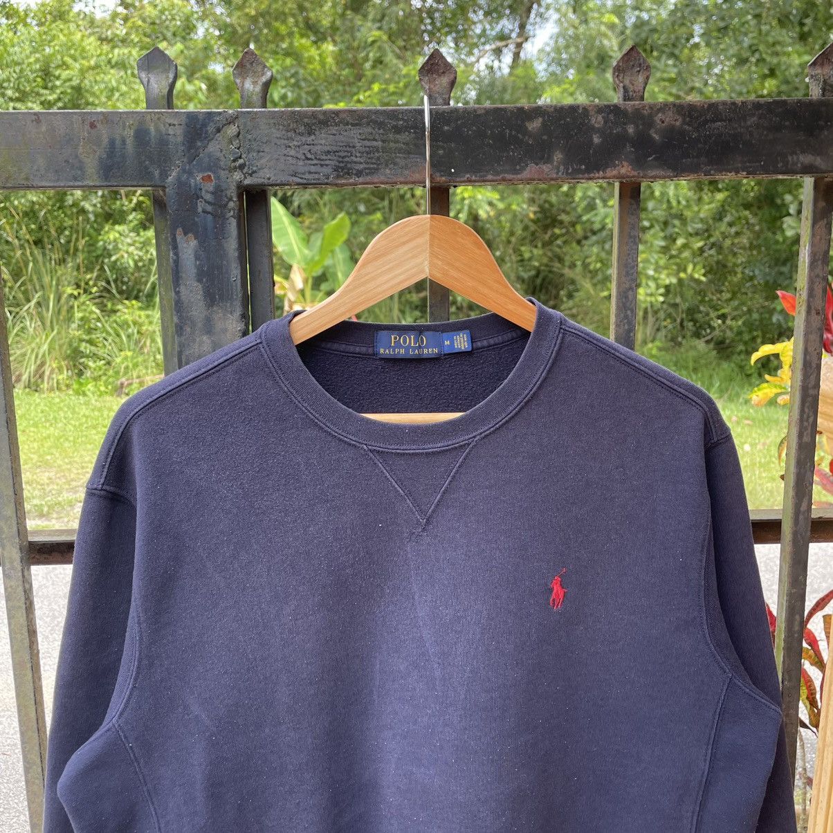 Polo Ralph Lauren 🔥Polo Ralph Lauren Small Pony Logo Blue Sweatshirts Size US M / EU 48-50 / 2 - 3 Thumbnail