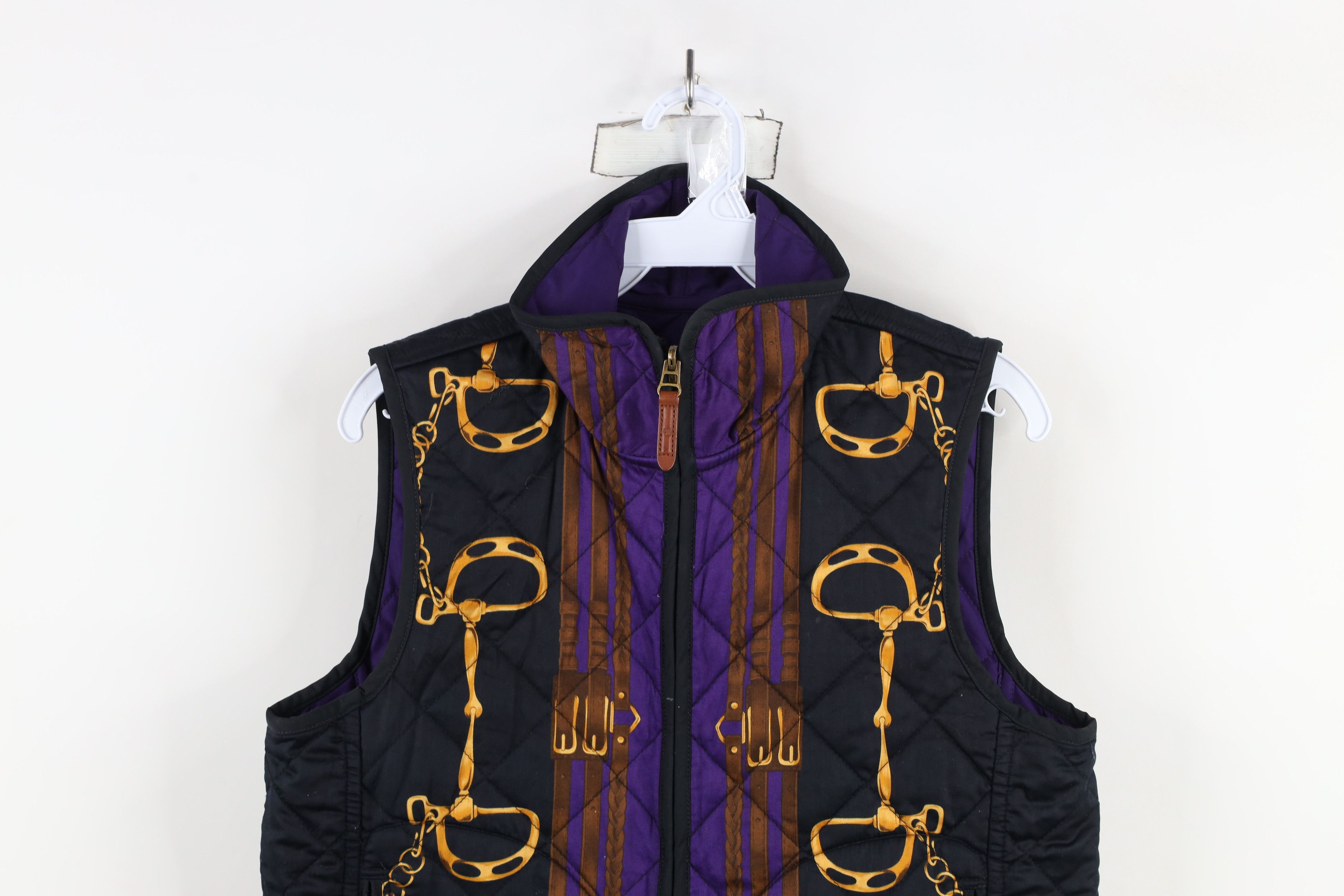 Ralph Lauren × Vintage Vintage 90s Ralph Lauren Quilted Reversible Vest Jacket Size M / US 6-8 / IT 42-44 - 2 Thumbnail