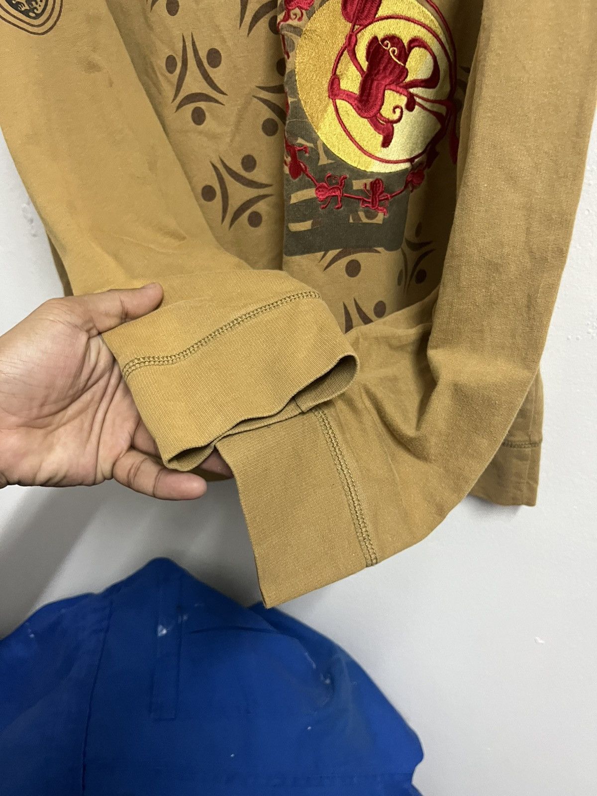 Japanese Brand 💥Go Coo ! Sukajan Monkey King Embroidered Japanese Motive Size US L / EU 52-54 / 3 - 8 Thumbnail