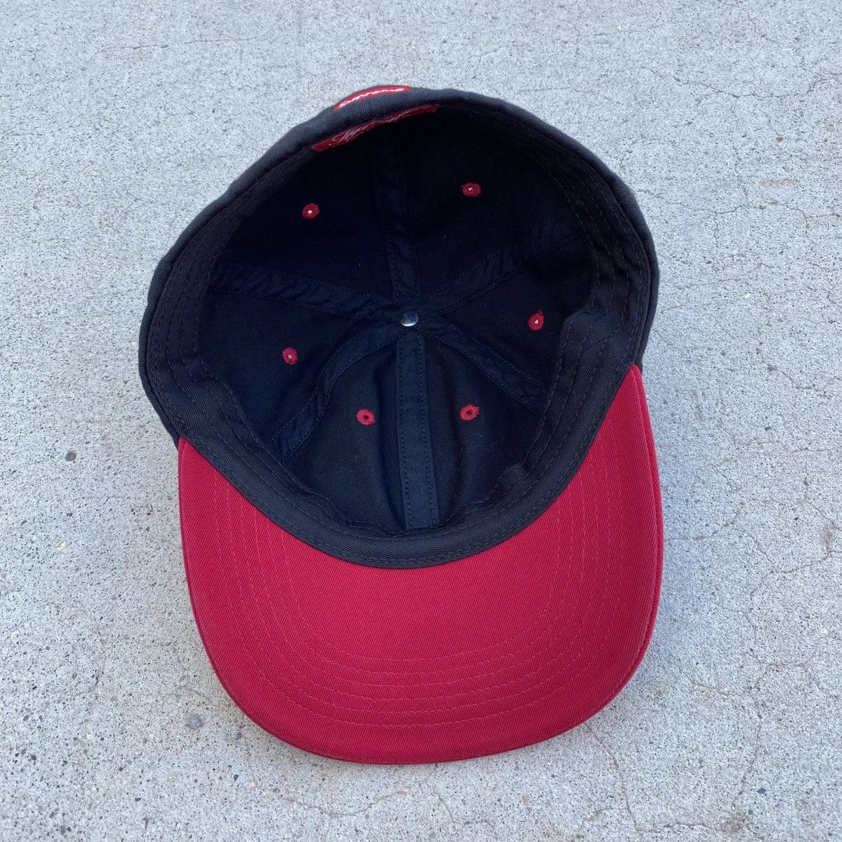 Supreme Supreme Thrasher 6-Panel Hat Black Red 2021 Size ONE SIZE - 5 Thumbnail