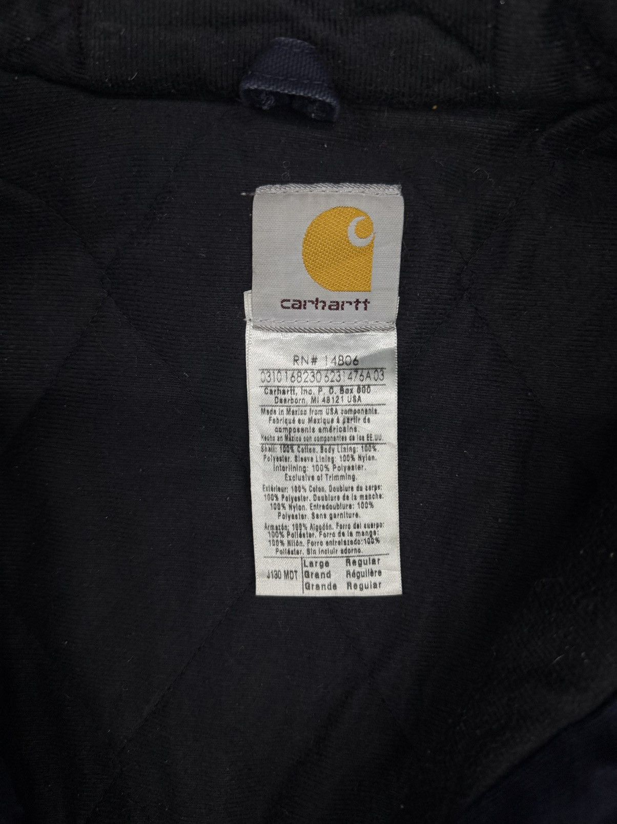 Carhartt Carhartt active jacket J130 MDT Size US L / EU 52-54 / 3 - 4 Thumbnail