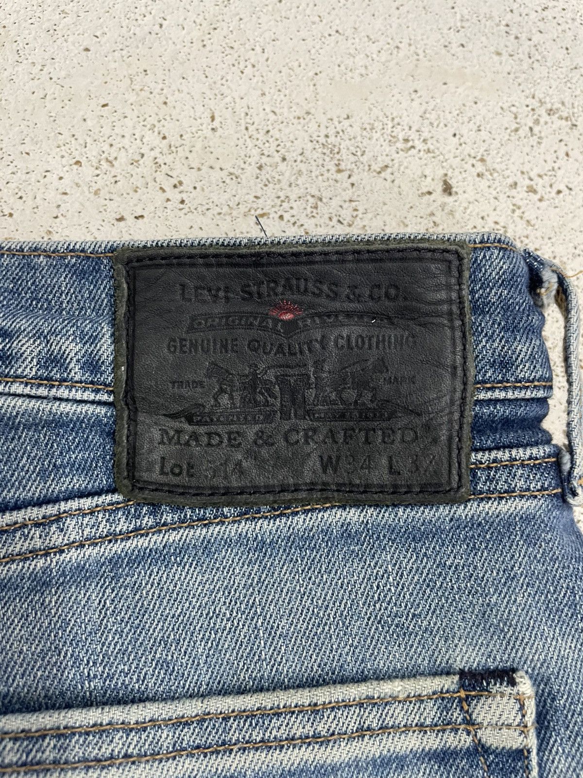 Japanese Brand × Levi's Levis 514 Straight Japan Craft Distressed Mudwash Size US 34 / EU 50 - 18 Thumbnail
