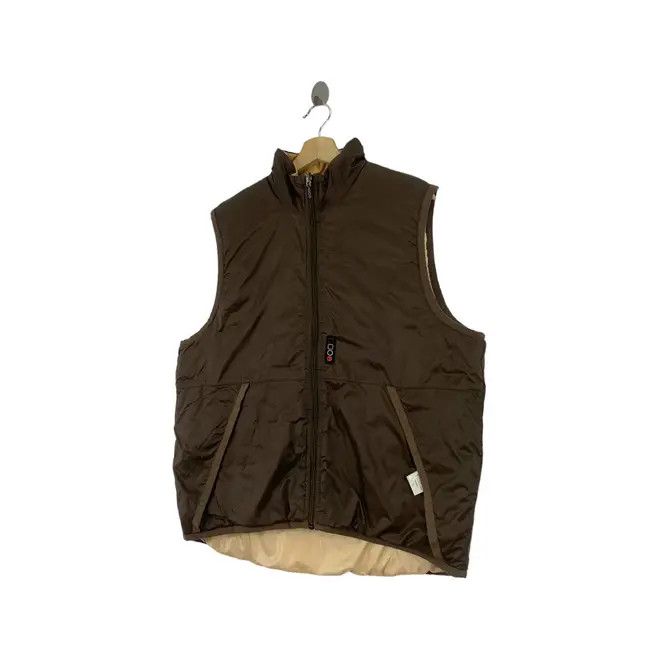 Nike Vintage NIKE REVERSIBLE PUFFER Swoosh Center Logo Vest Size US XL / EU 56 / 4 - 3 Thumbnail
