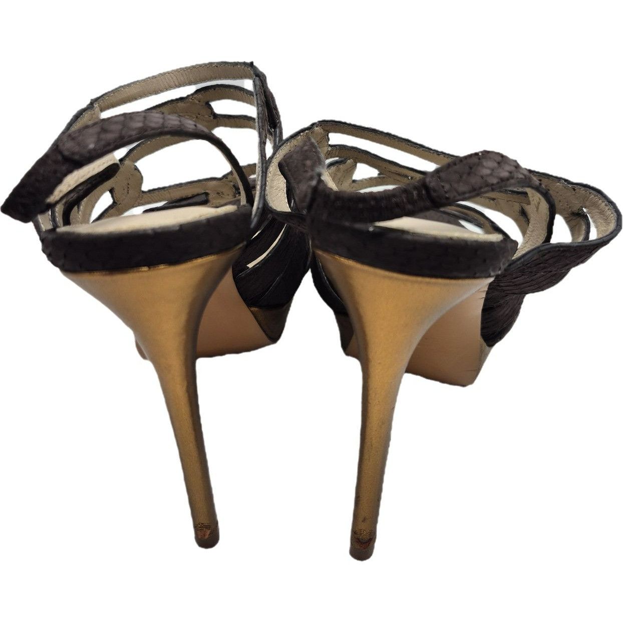 Elie Tahari Elie Tahari Meredith Wedge Suede Heeled Sandals Brown 8 Size US 8 / IT 38 - 3 Thumbnail