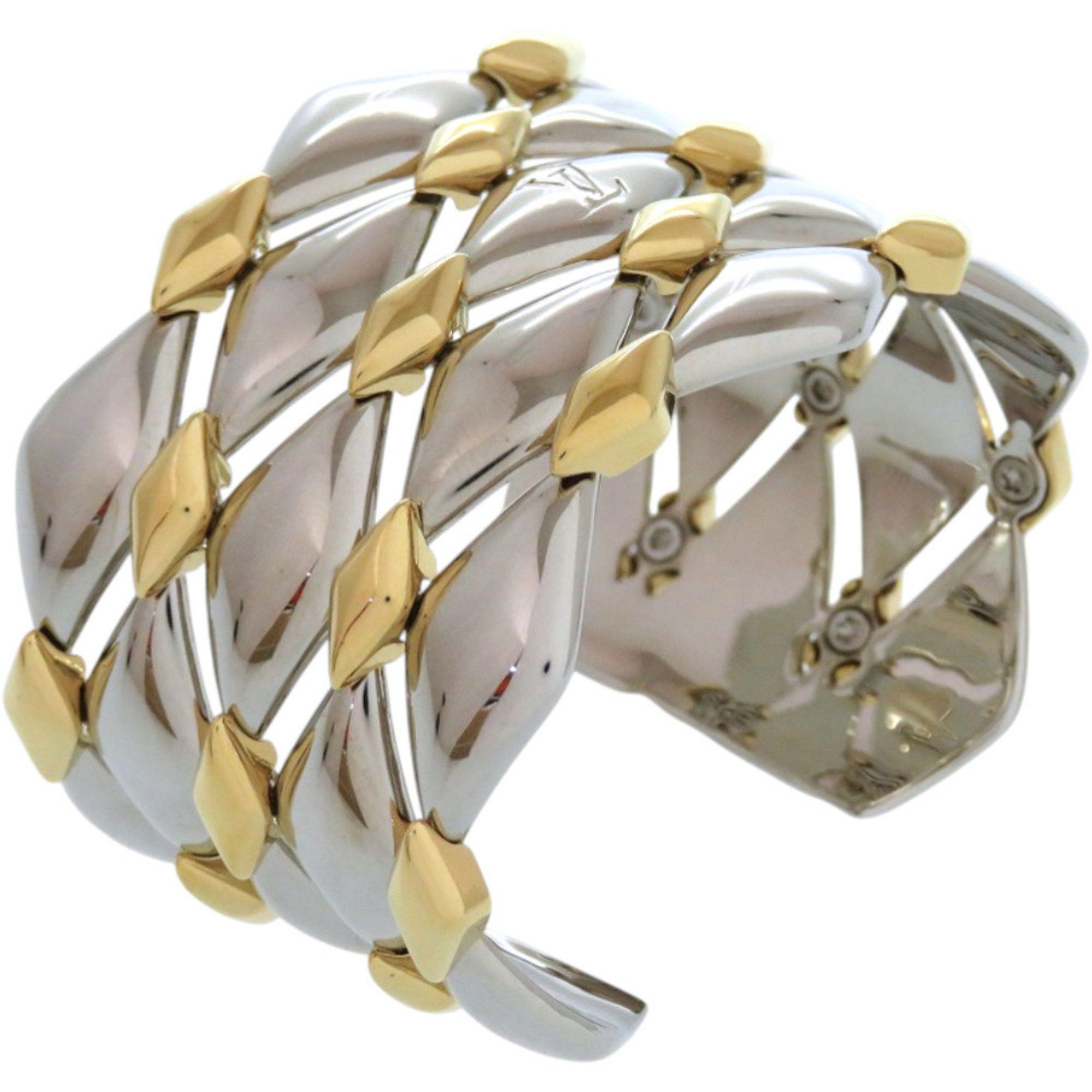 Louis Vuitton Like new Louis Vuitton Maltage Stud Bracelet R94057 Metal Gold Bangle 0705 LOUIS VUITTON Size ONE SIZE - 1 Thumbnail