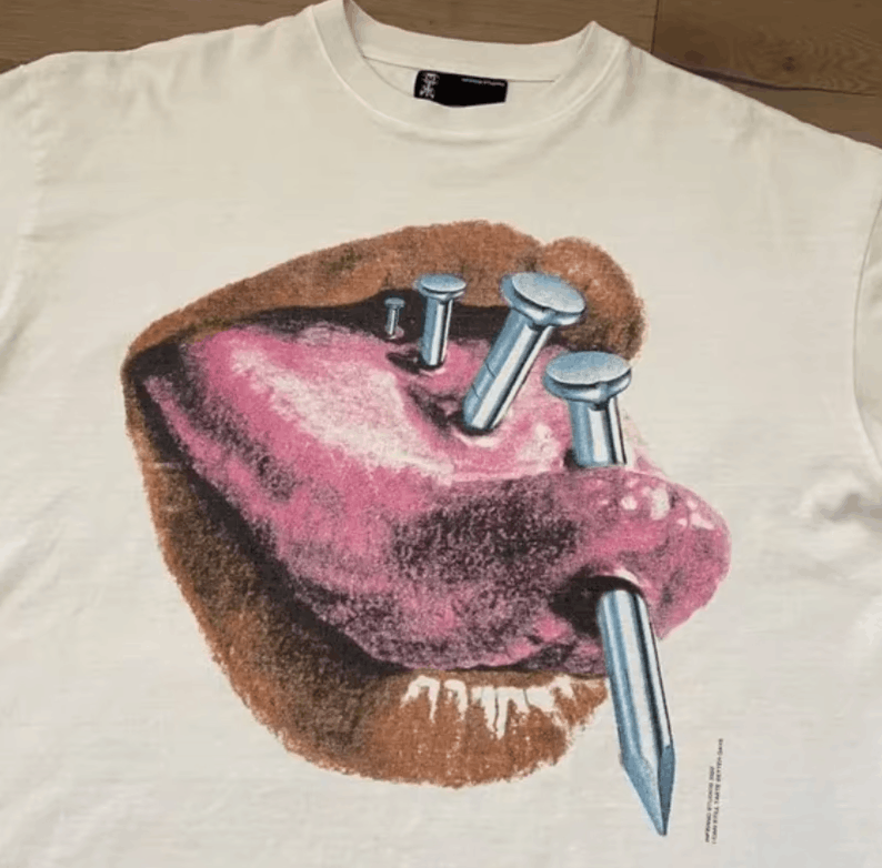 Japanese Brand Summer New T-shirt Big Mouth Size US L / EU 52-54 / 3 - 6 Thumbnail