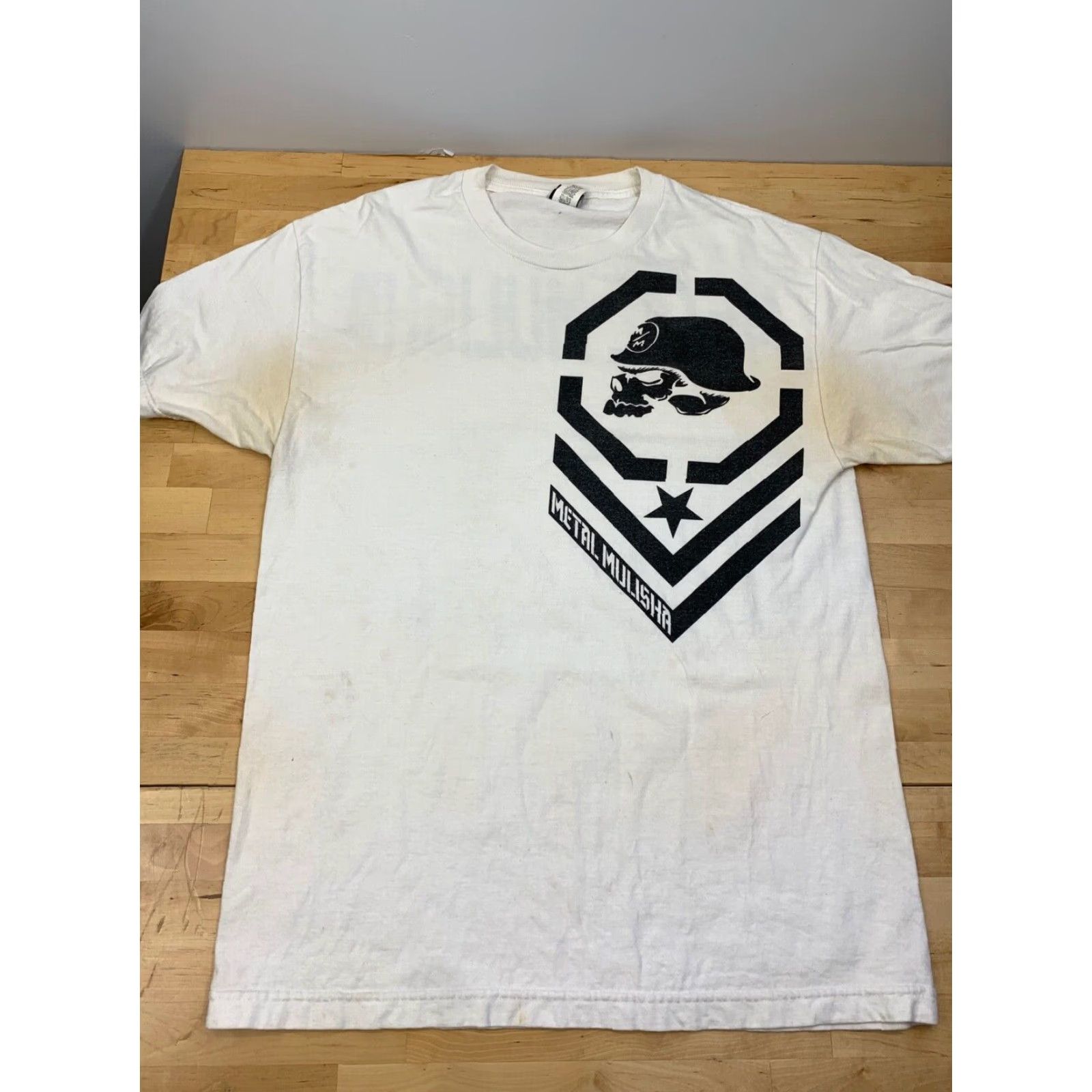 Metal Mulisha VINTAGE Metal Mulisha T-Shirt Skull Graphic Sz XL Distressed White #2000 Size US L / EU 52-54 / 3 - 3 Thumbnail