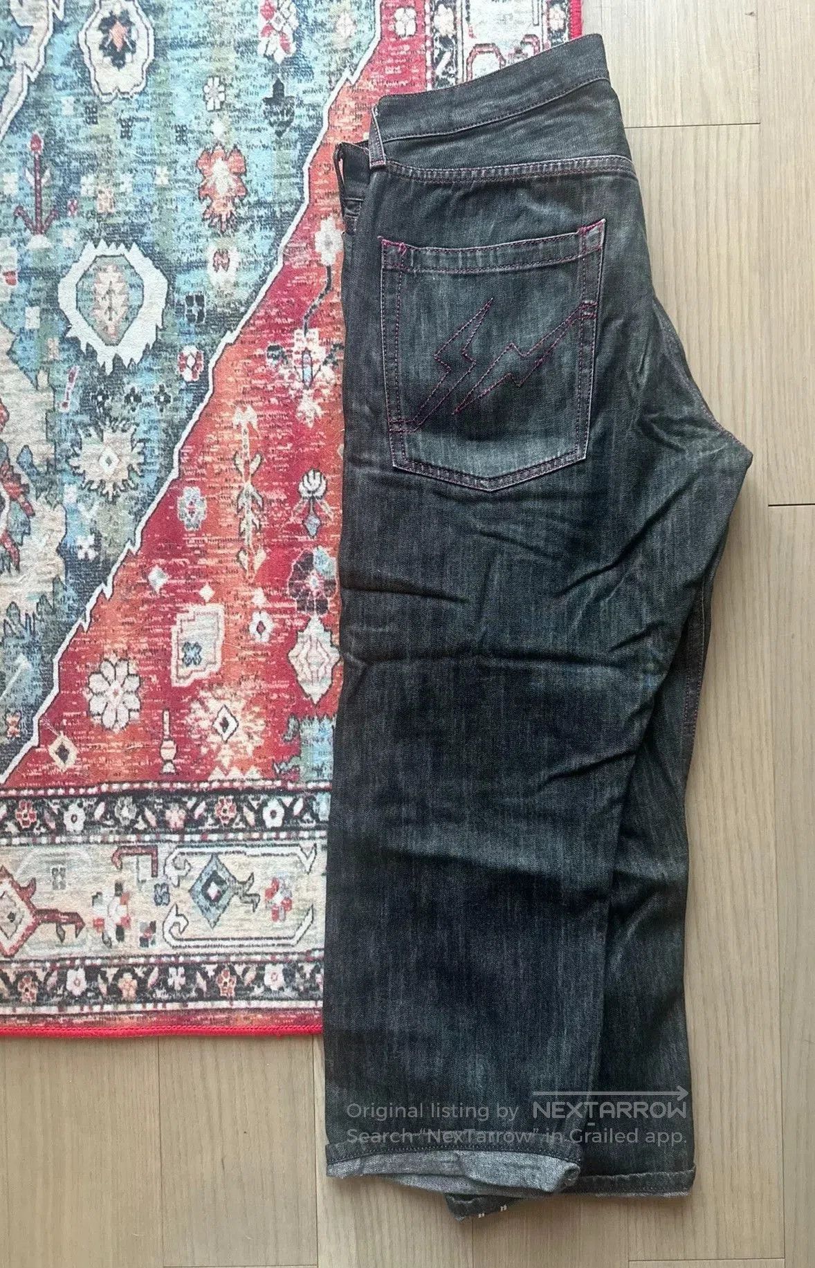 Hiroshi Fujiwara Fenom Levis Fragment 9" Black Jeans. Size US 32 / EU 48 - 3 Thumbnail