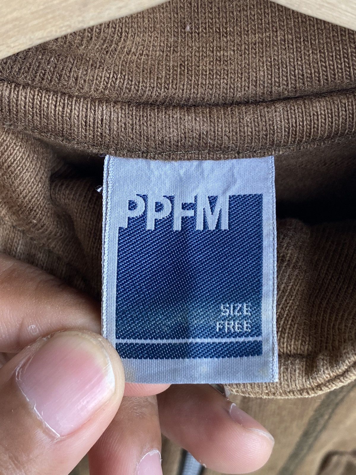 Japanese Brand Vintage PPFM Half Zipper Brown Sweater / Travis Flacko Scott Size US M / EU 48-50 / 2 - 7 Thumbnail