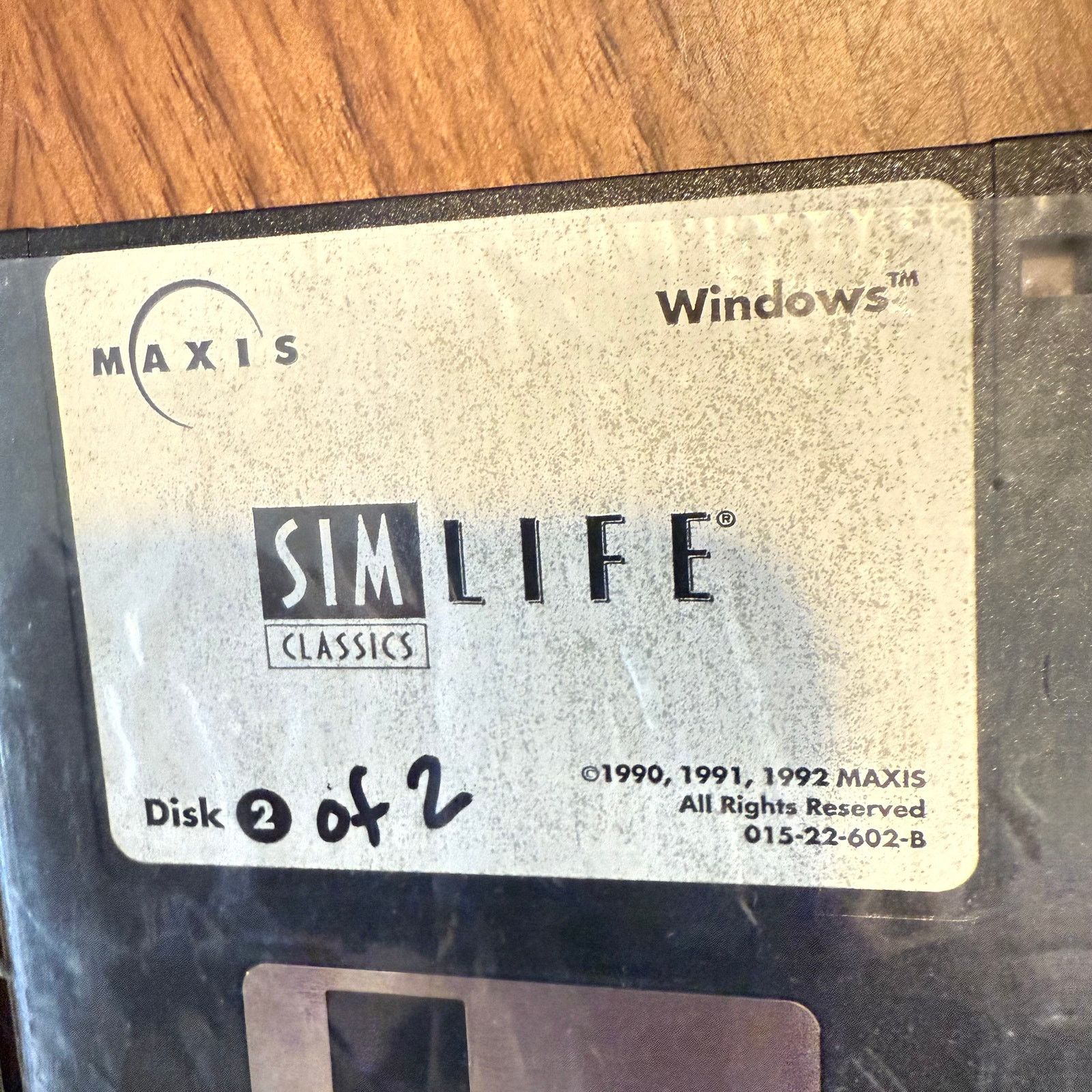 Vintage SimLife Classics (1992) Maxis PC Game 3.5” Floppy Windows Size ONE SIZE - 3 Thumbnail