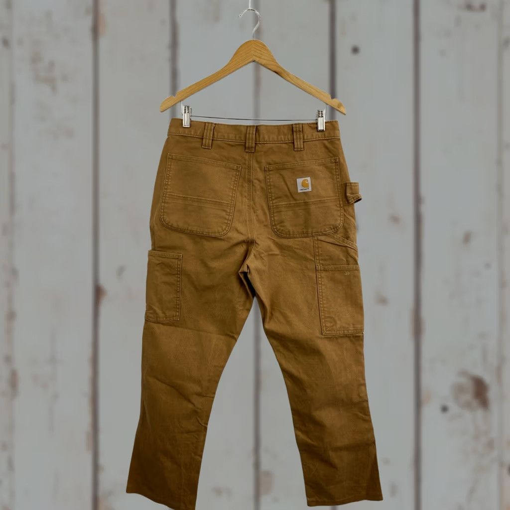 Carhartt VINTAGE Carhartt Double Knees brown work pants Mens 32/32 Brown 90s Cargo Size US 32 / EU 48 - 1 Thumbnail