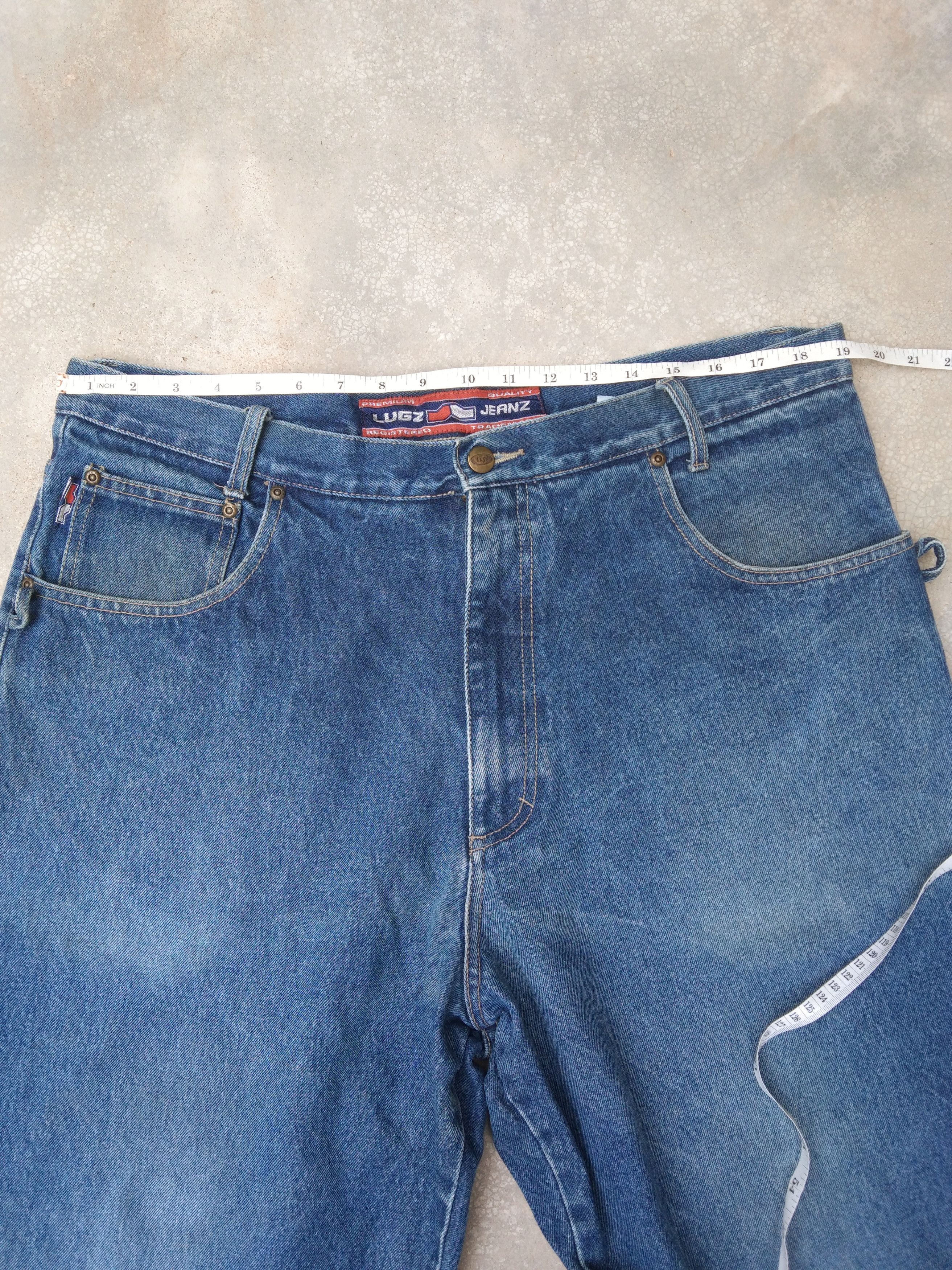 Vintage Vintage Y2k Lugz Straight Leg baggy Skate Jeans 38x32 Size US 38 / EU 54 - 11 Thumbnail