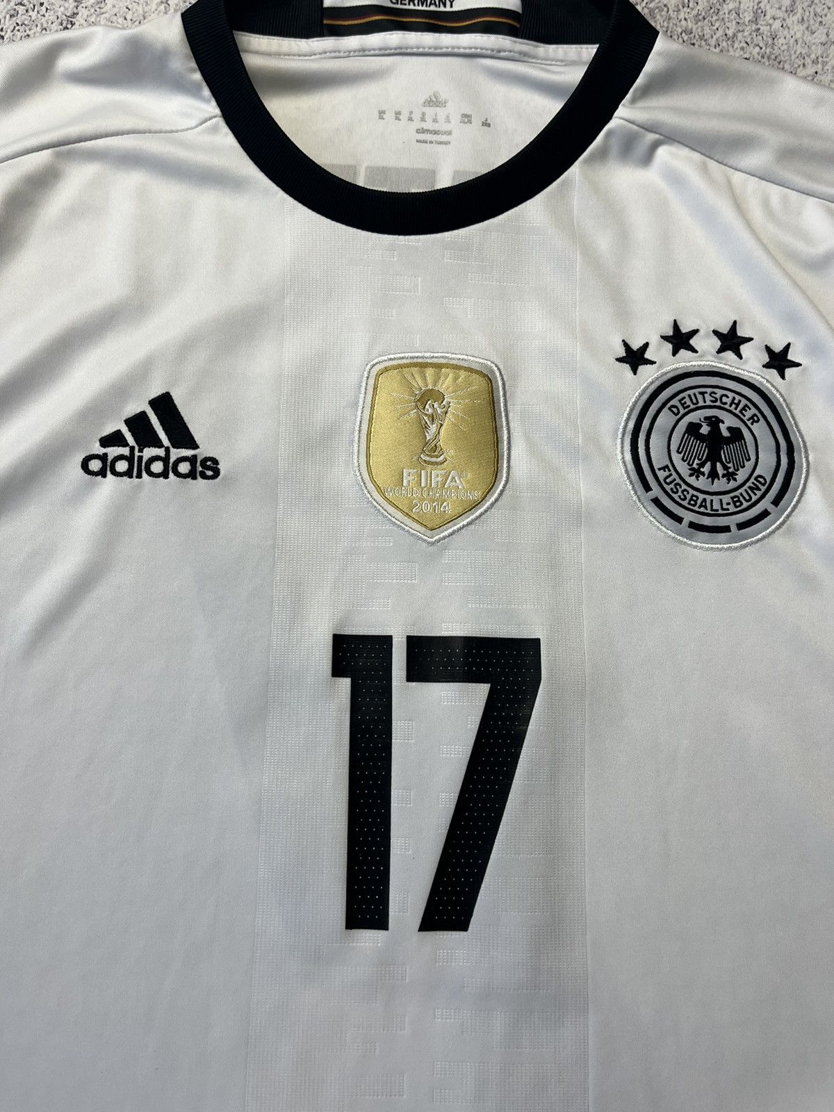 Adidas GERMANY 2016 2017 HOME BOATENG SOCCER JERSEY ADIDAS Size US XL / EU 56 / 4 - 11 Thumbnail