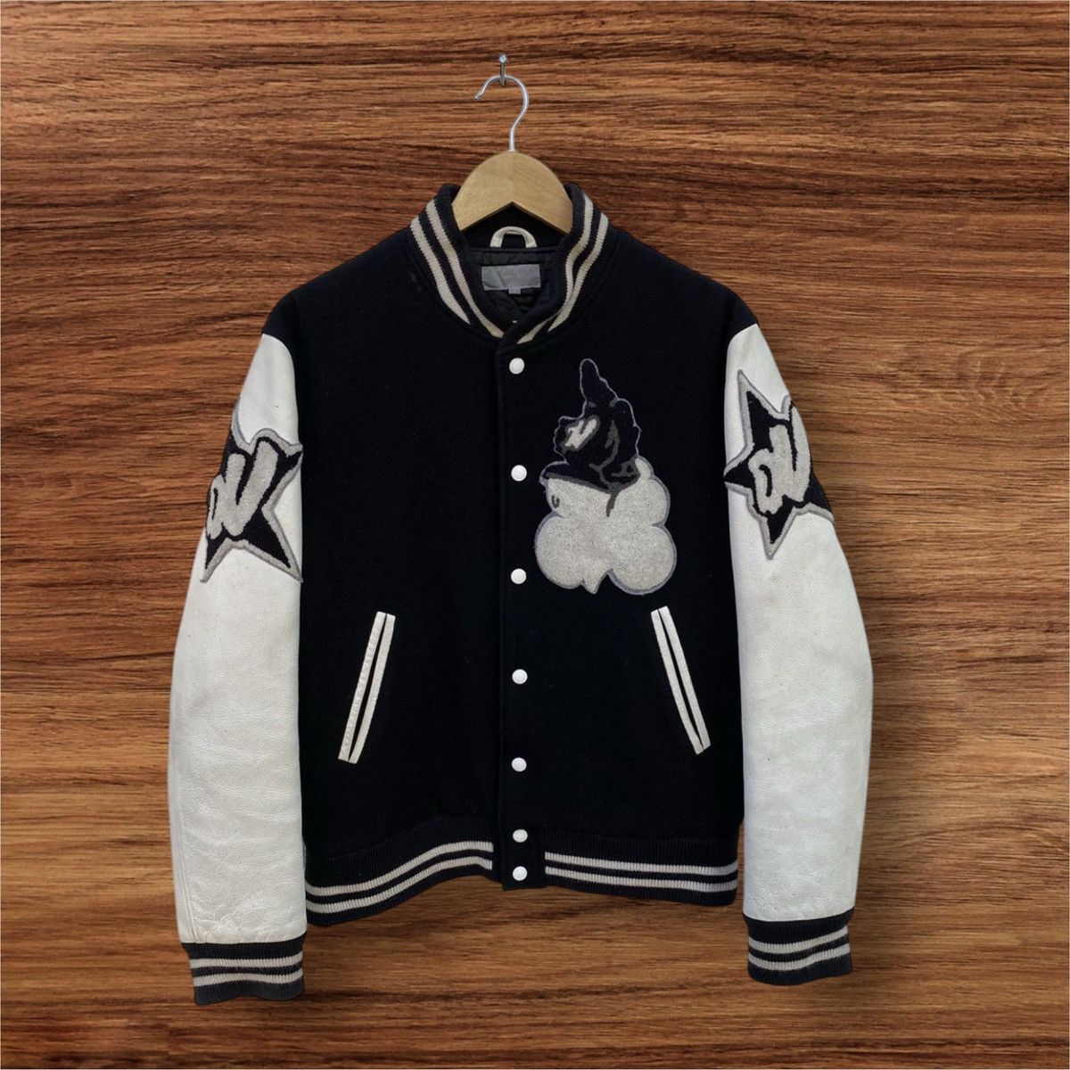 Devilock Japanese Brand X Devilock Embroidered Varsity Jacket Size US L / EU 52-54 / 3 - 1 Thumbnail