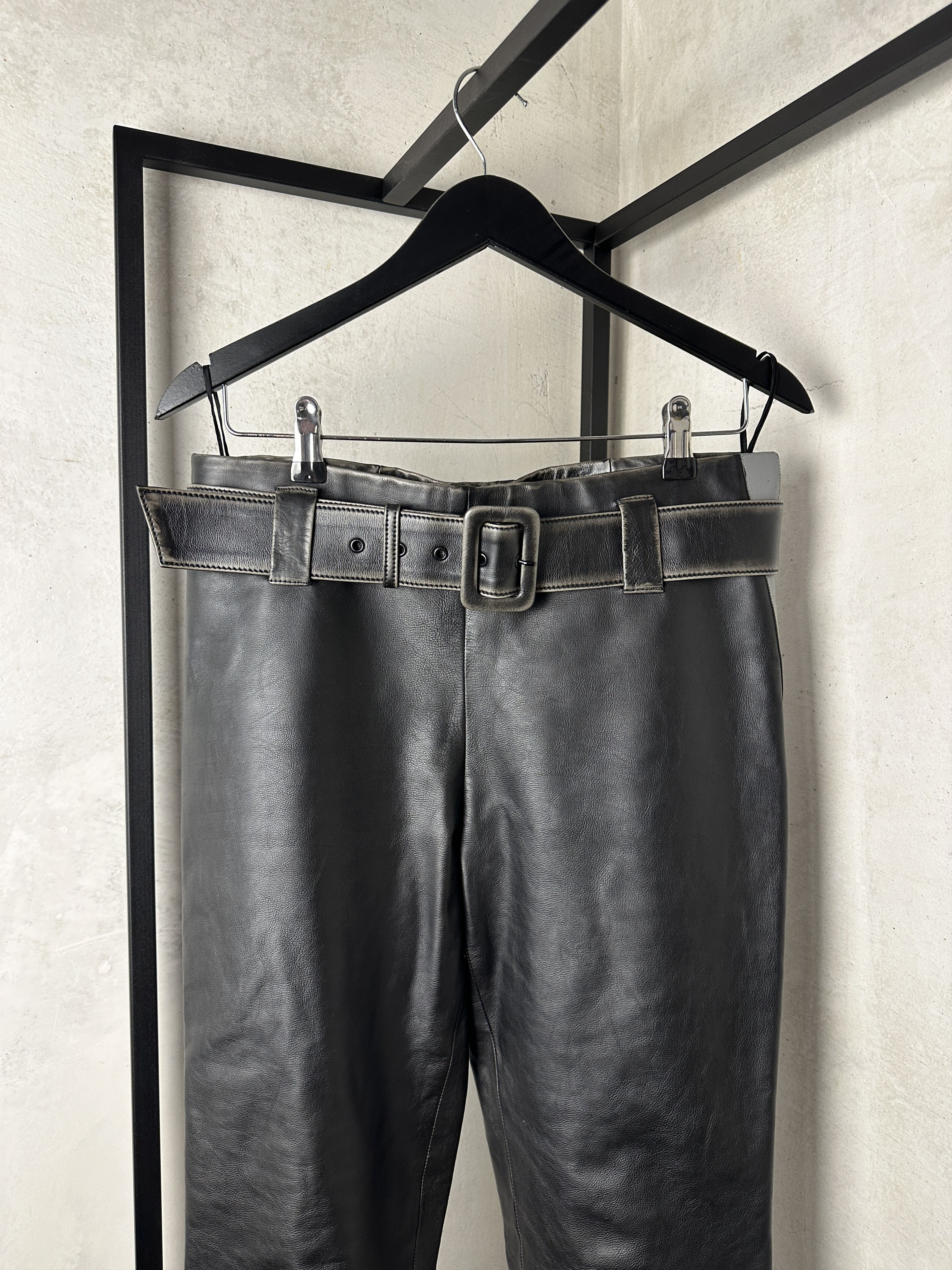 Prada Prada FW18 Leather Pants Size 28" / US 6 / IT 42 - 3 Thumbnail