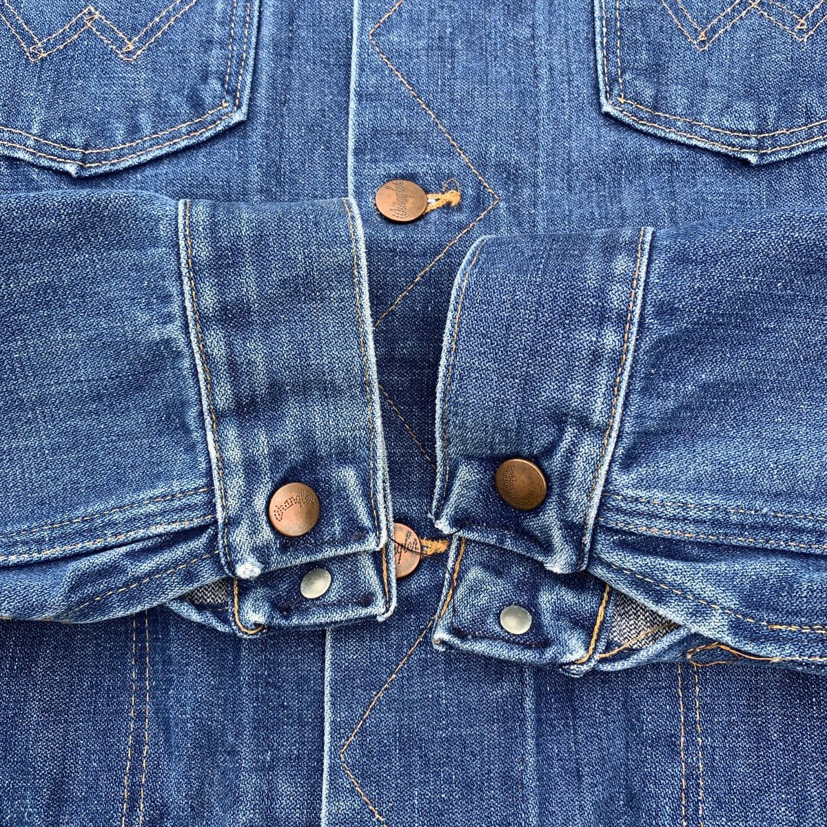 Vintage × Wrangler 80s USA Wrangler No Fault Denim Jacket Size US S / EU 44-46 / 1 - 7 Thumbnail