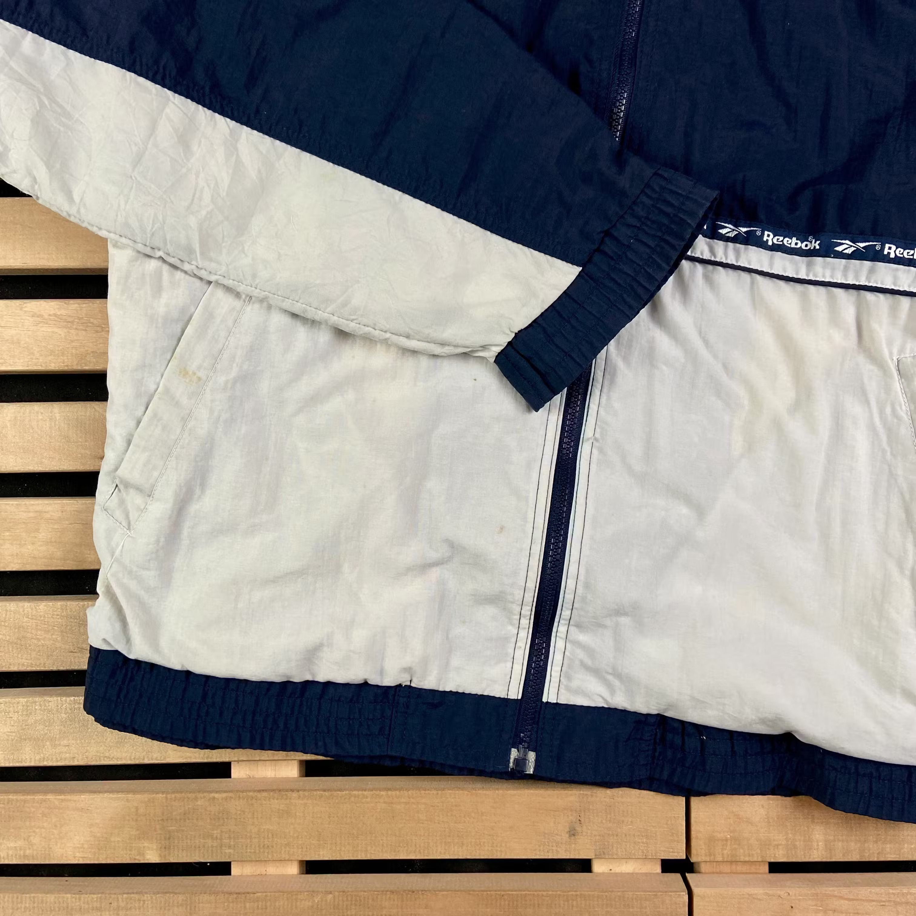 Reebok × Vintage Mens Bomber Jacket Reebok Vintage Size XL Size US XL / EU 56 / 4 - 3 Thumbnail