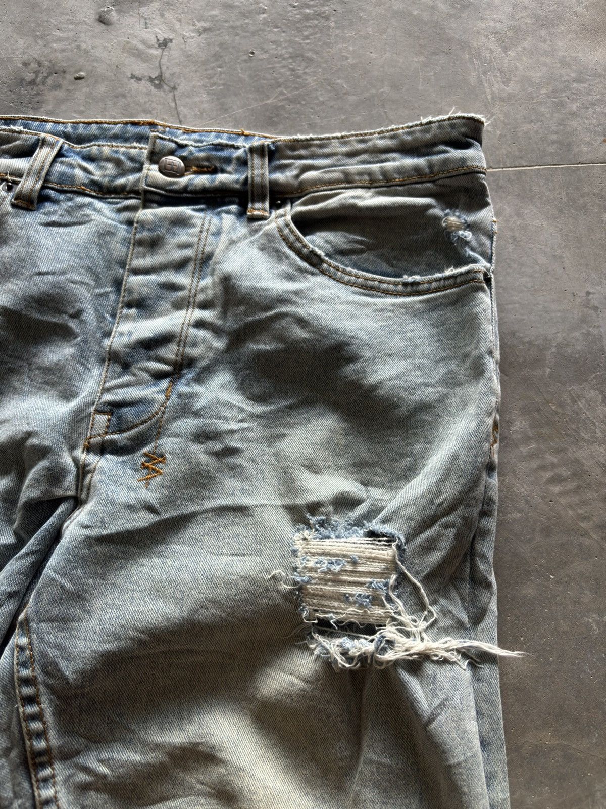 Ksubi KSUBI chitch chop slice n dice distressed denim acid wash Size US 34 / EU 50 - 13 Thumbnail
