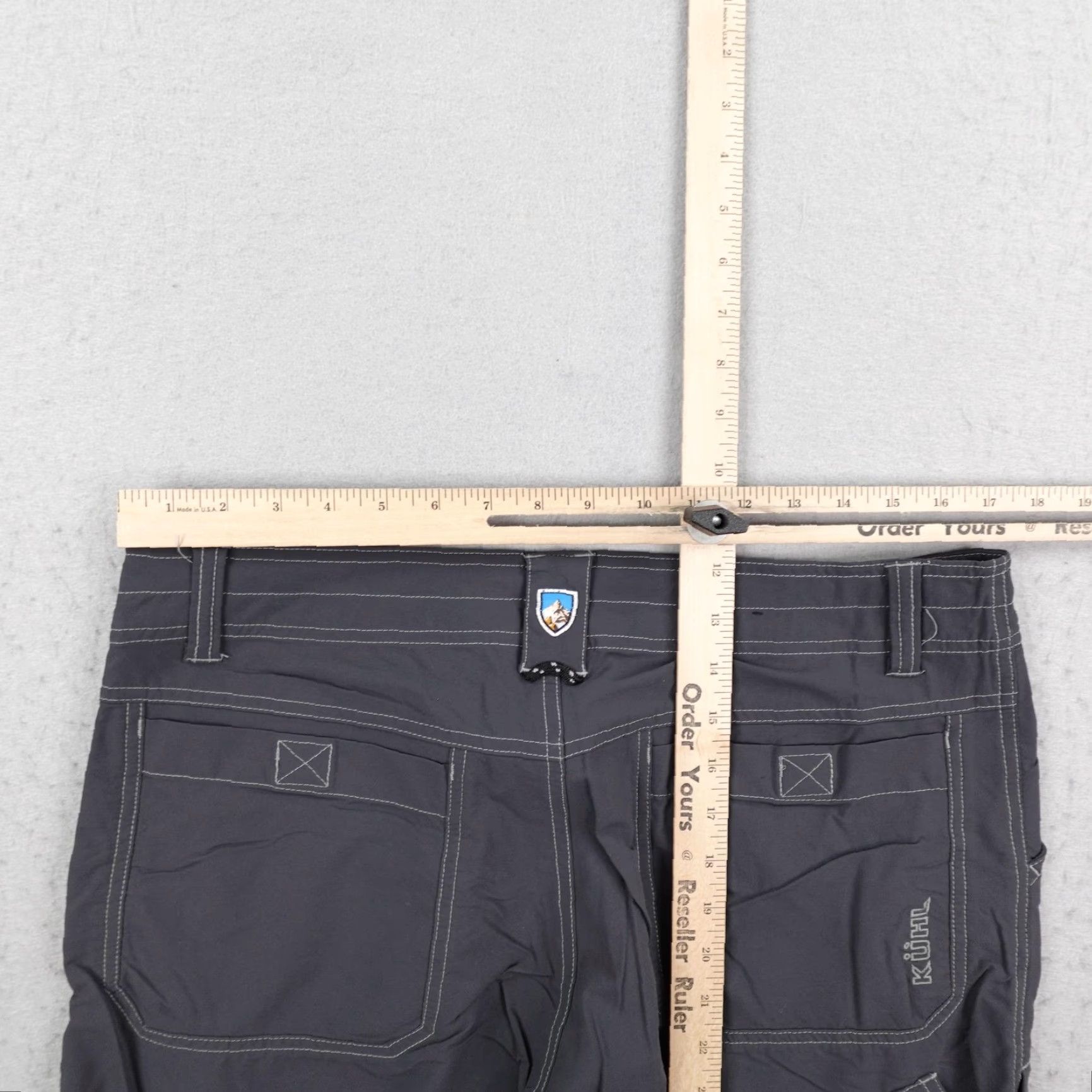 Vintage Kuhl Shorts Mens 34 Gray Nylon Spandex Stretch Hiking Cargo Trail Performance Size US 34 / EU 50 - 6 Thumbnail
