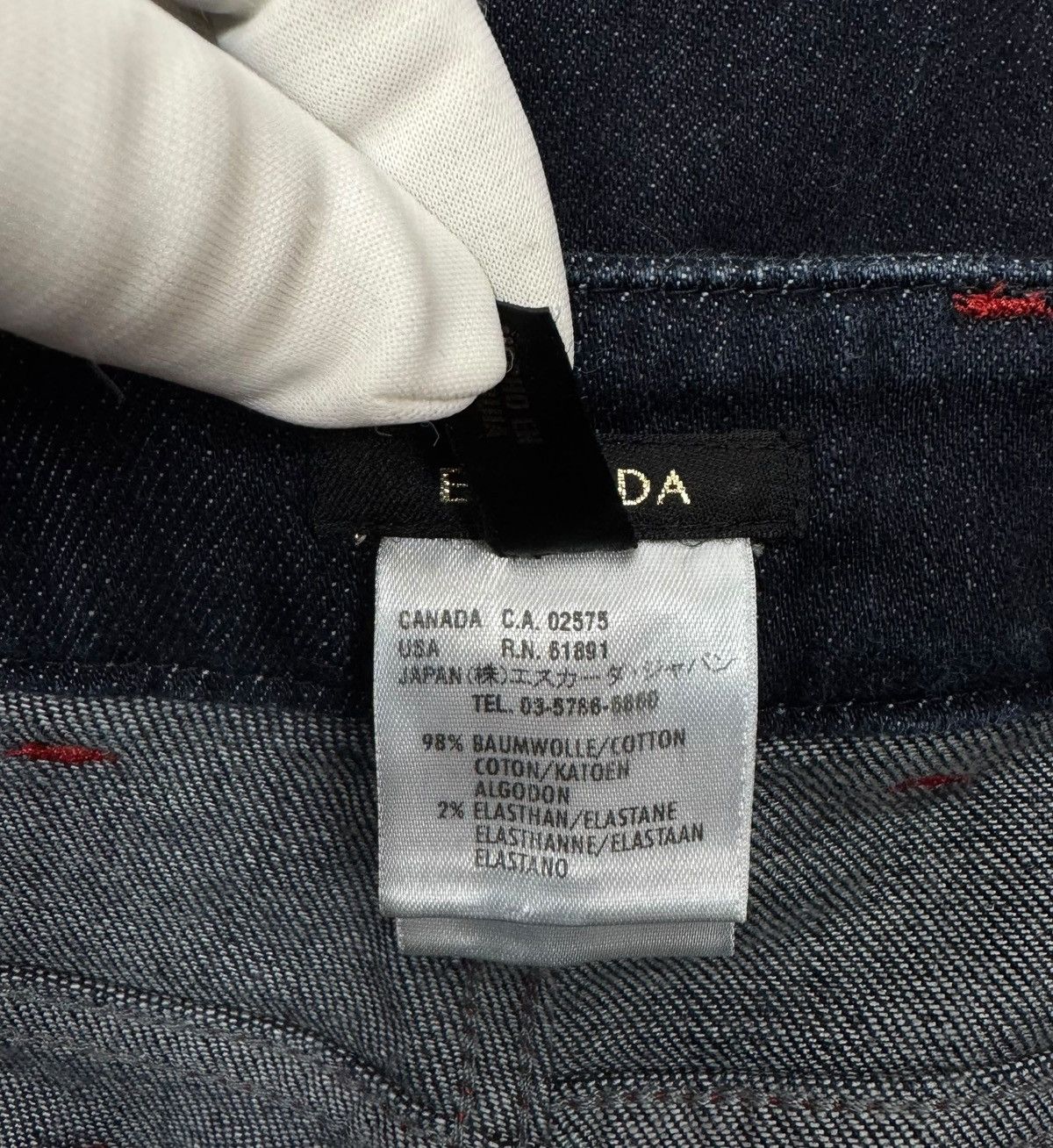 Escada Escada Flared Jeans Embroidered Logo size DE38 IT44 Size 30" / US 8 / IT 44 - 10 Thumbnail