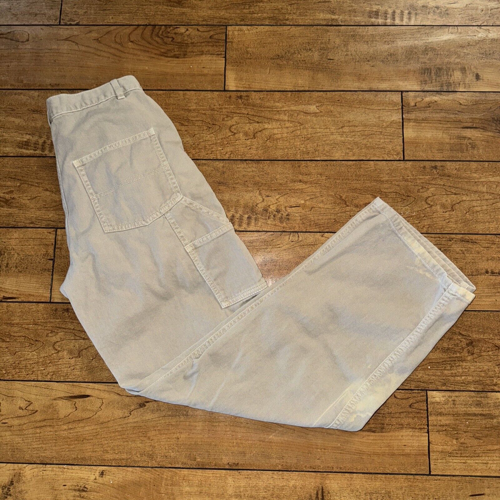 Garage × Japanese Brand × Vintage Women’s Garage Carpenter Pants Tan Size 124x32 Skater Size 24" / US 00 / IT 34 - 1 Thumbnail