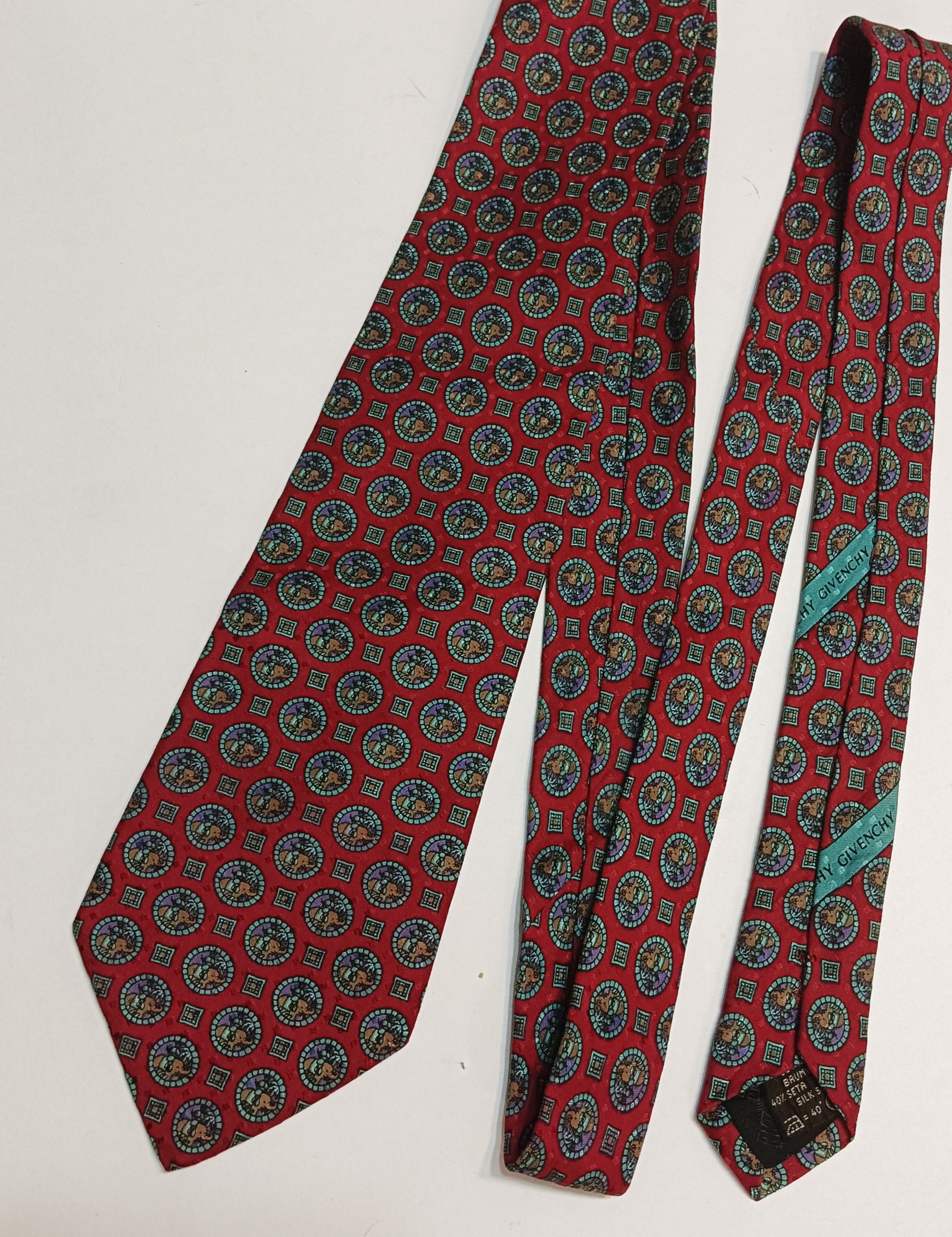 Givenchy Vtg Givenchy Men's Tie Made in Italy Size ONE SIZE - 3 Thumbnail