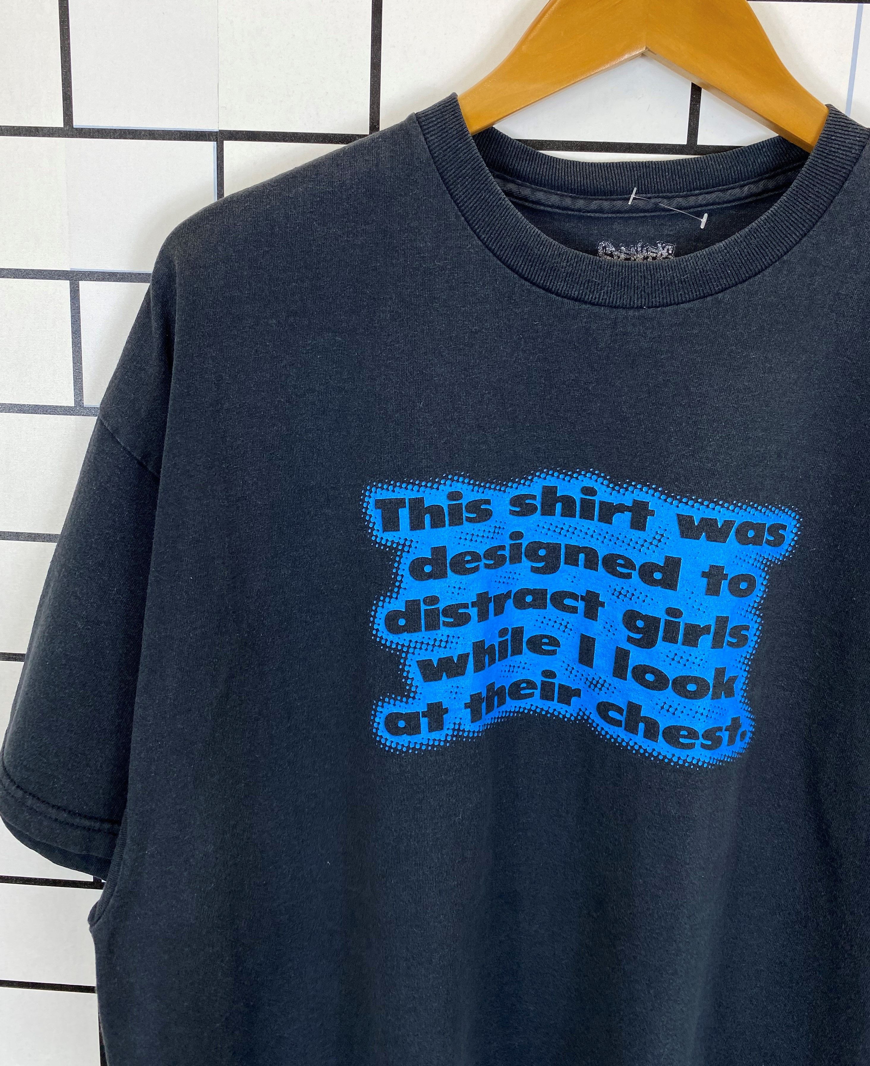 Vintage Vintage Y2K Humor T-Shirt Size US XL / EU 56 / 4 - 4 Thumbnail