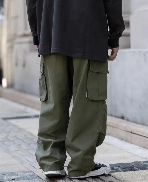 Other Multi-pocket street loose casual straight cargo trousers Size US 32 / EU 48 - 6 Thumbnail