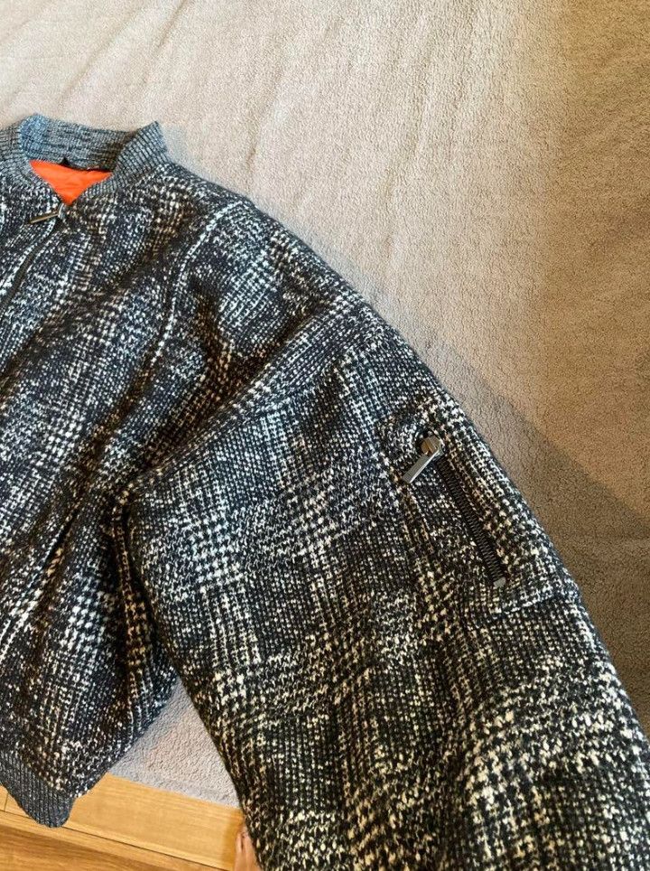 Zara 🔥Zara Herringbone Bombers Jacket Size US M / EU 48-50 / 2 - 2 Thumbnail