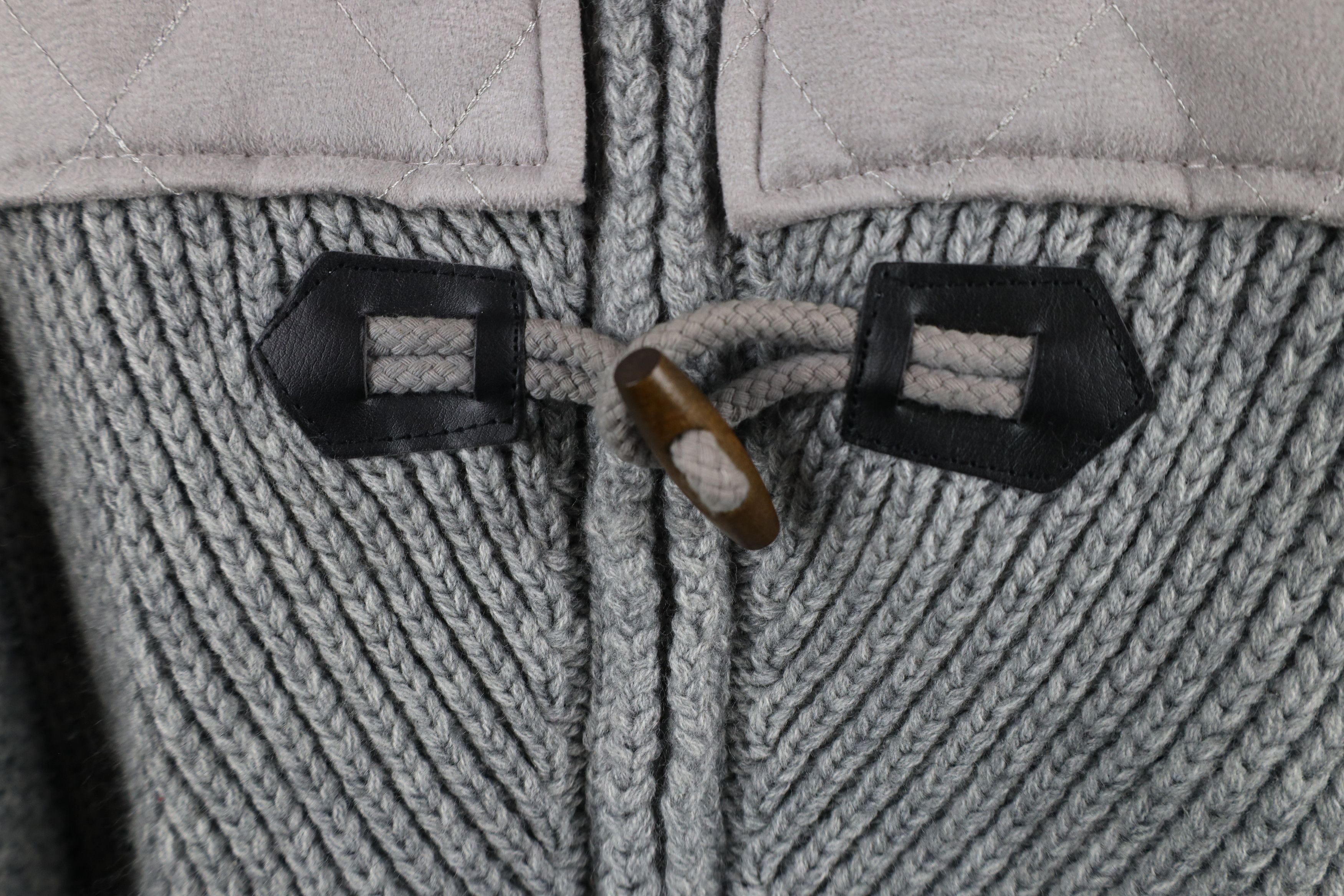 Vintage Vintage 90s Streetwear Toggle Button Knit Full Zip Sweater Size US XXL / EU 58 / 5 - 6 Thumbnail