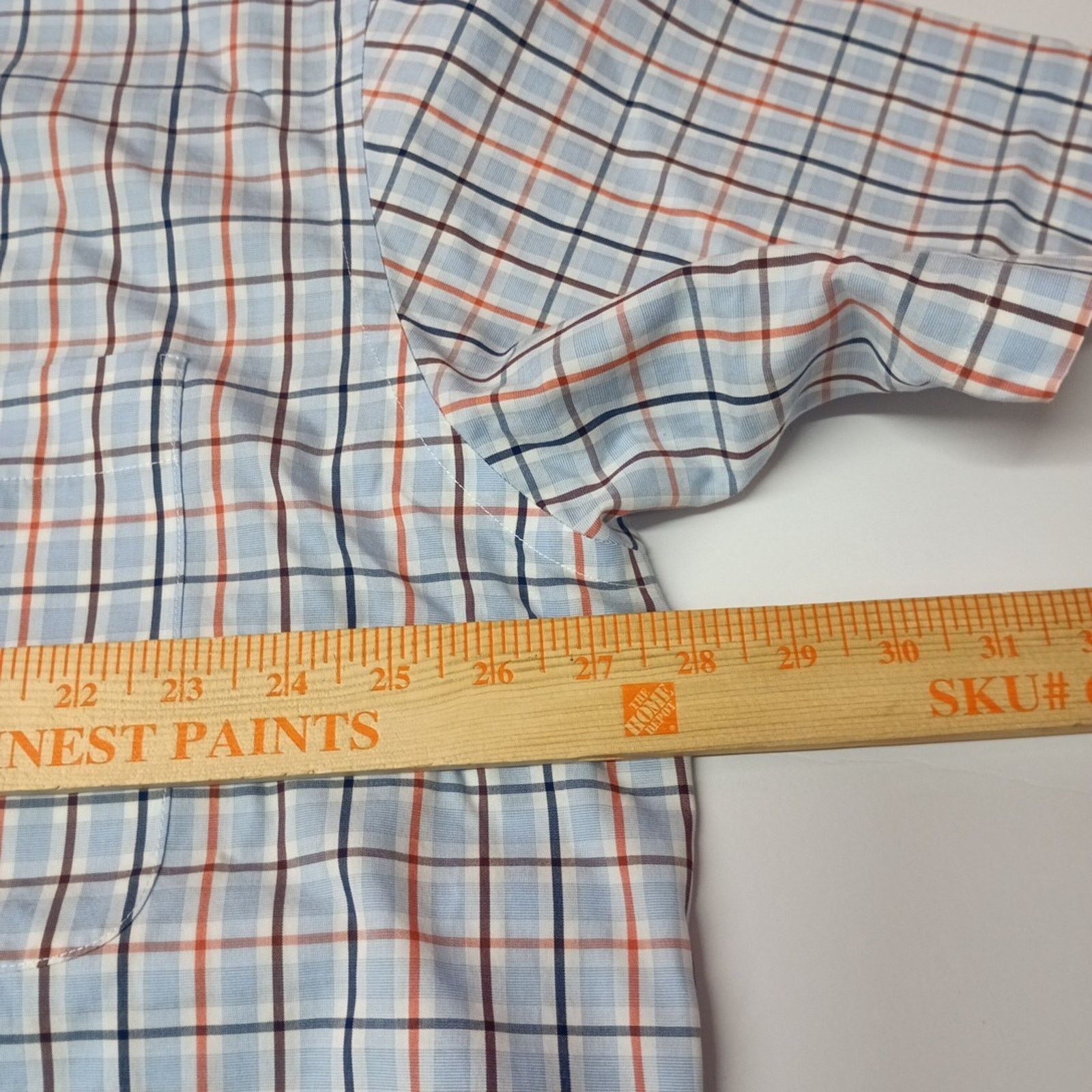 Orvis Orvis Plaid Shirt Men's Size 2XL Light Blue Multicolor Plaid Size US XXL / EU 58 / 5 - 4 Thumbnail