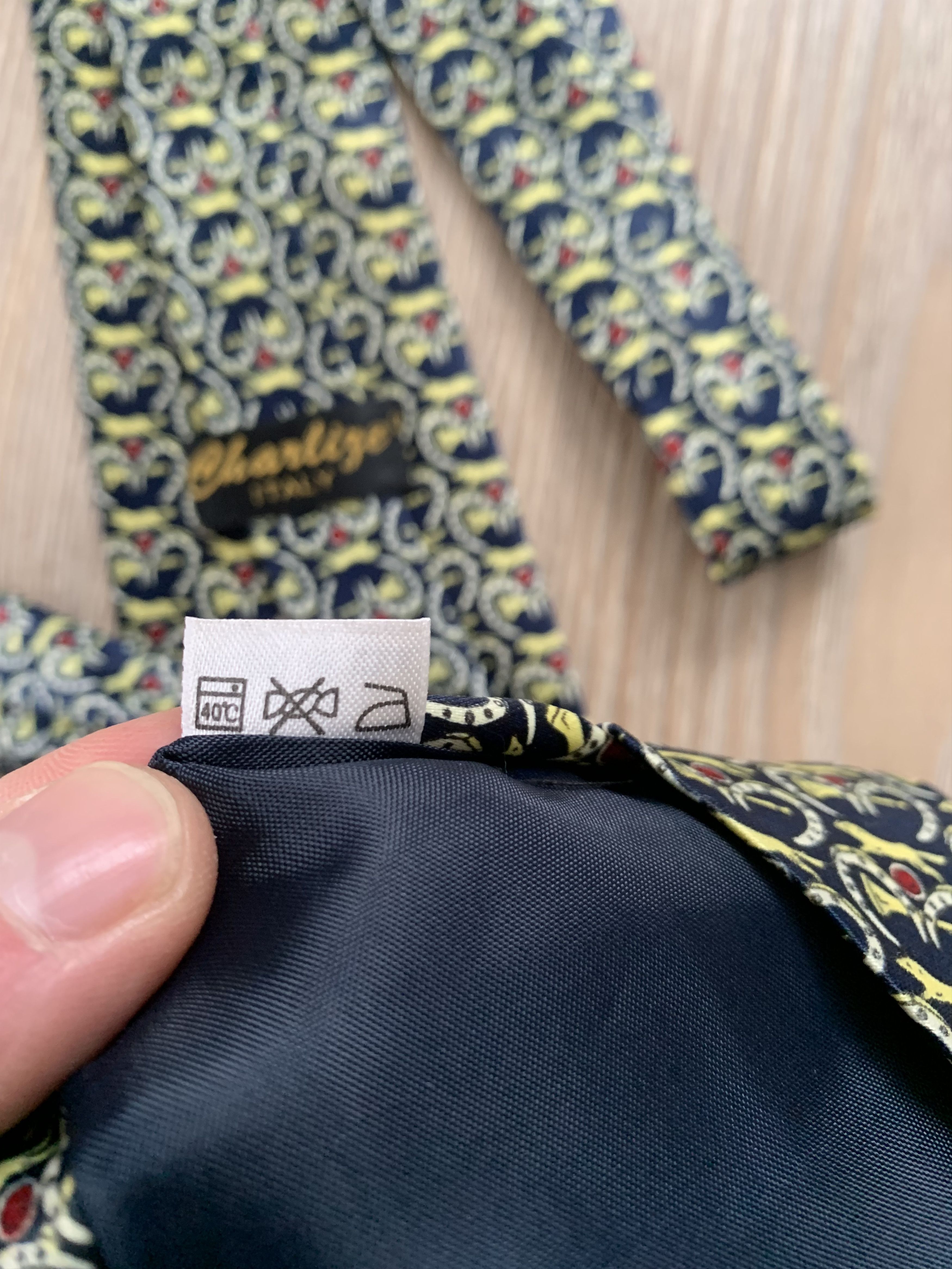 Other Charlize Italian Monogram Silk Tie Size ONE SIZE - 9 Thumbnail