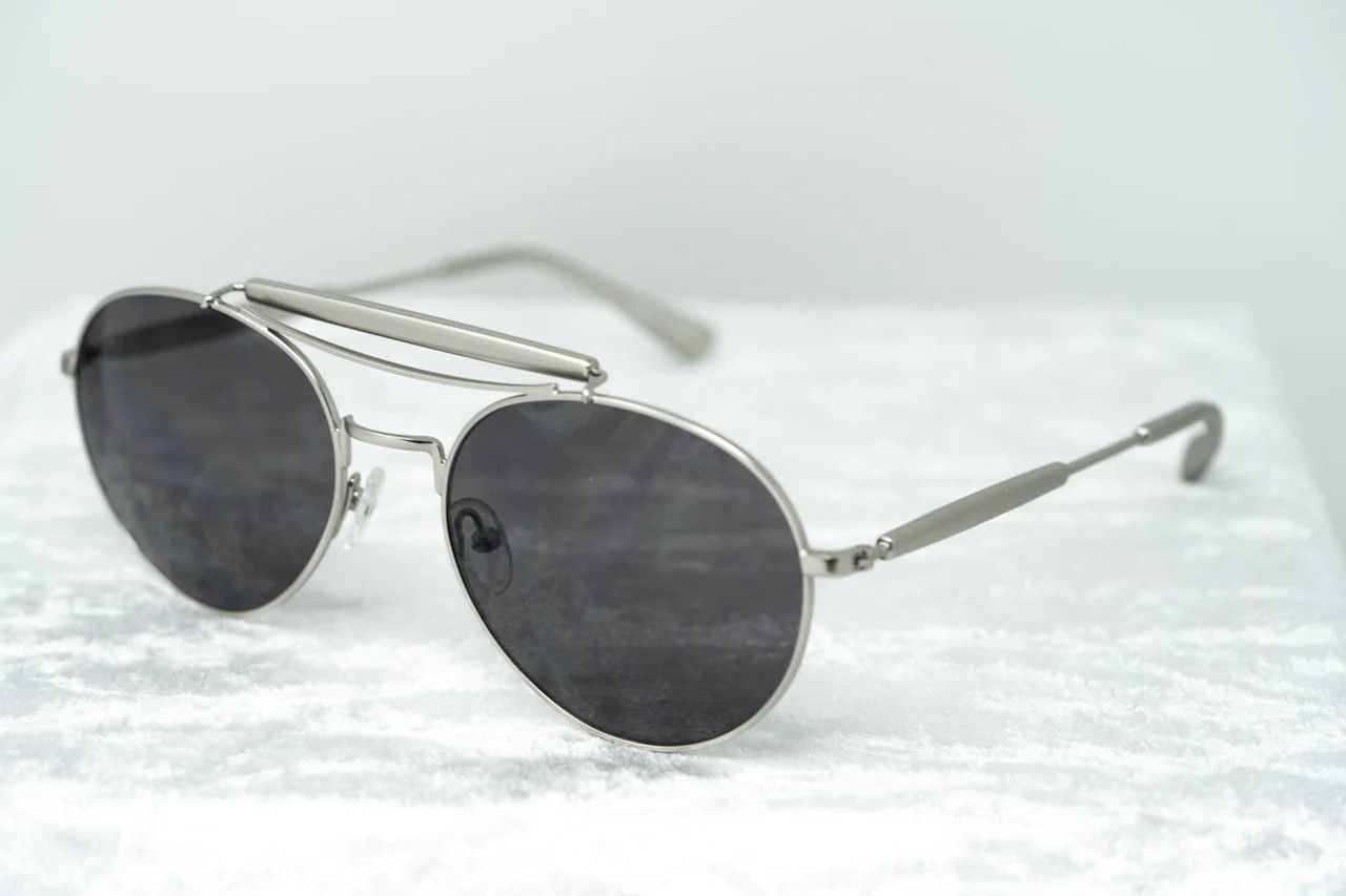 Yohji Yamamoto Yohji Yamamoto Sunglasses Round Silver and Grey Size ONE SIZE - 12 Thumbnail