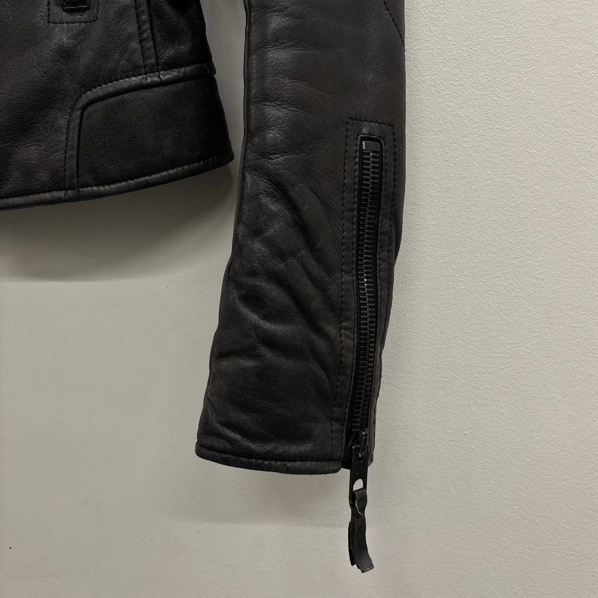 Balenciaga FW12 Balenciaga By Nicholas Ghesquiere Leather Moto Jacket Size XS / US 0-2 / IT 36-38 - 8 Thumbnail