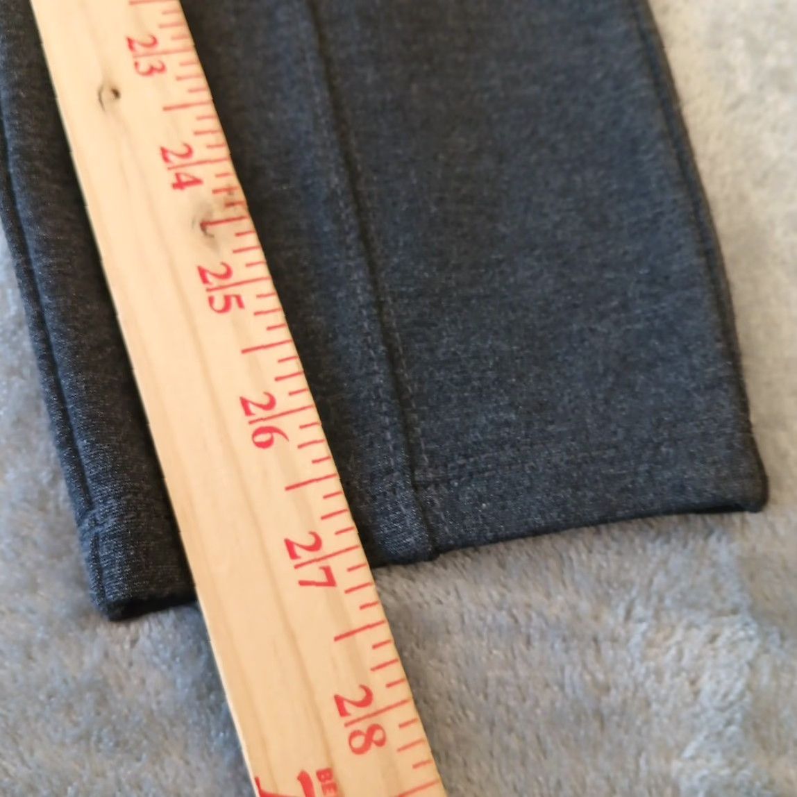 Old Navy Old Navy Stevie Ankle Pants Womens Medium Gray Skinny Pull On 28x27 Regular Rise High Inseam 27 Elastic Waist Stretch Jeans Trousers Pants Womens Size 32" / US 10 / IT 46 - 4 Thumbnail