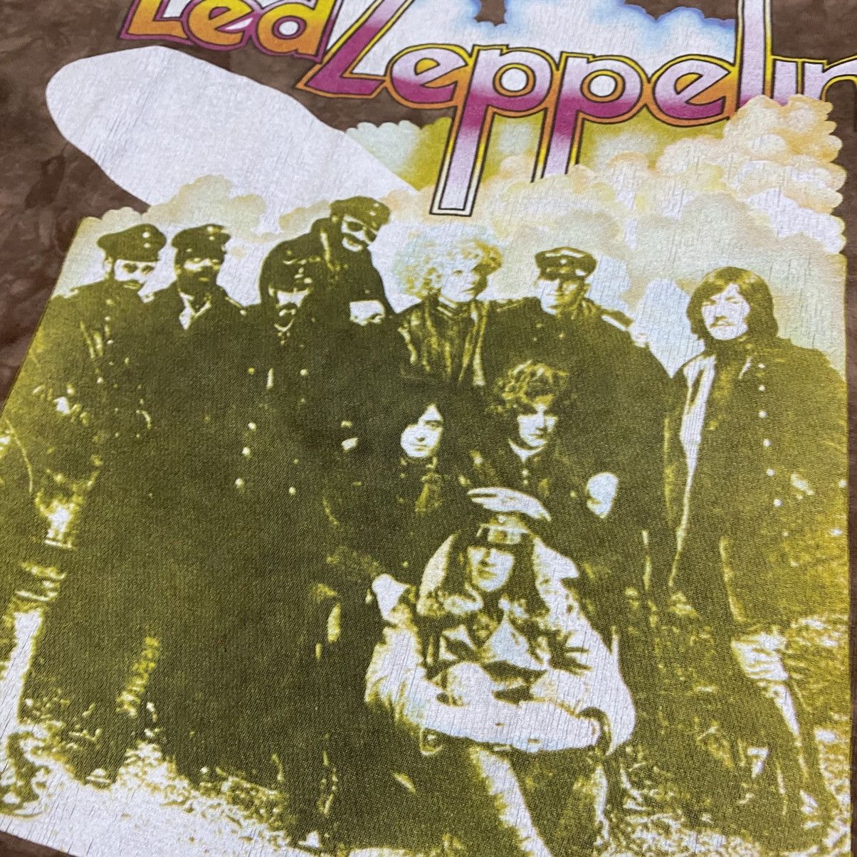 Liquid Blue Led Zeppelin T-shirt Big Logo Tee Size US L / EU 52-54 / 3 - 6 Thumbnail