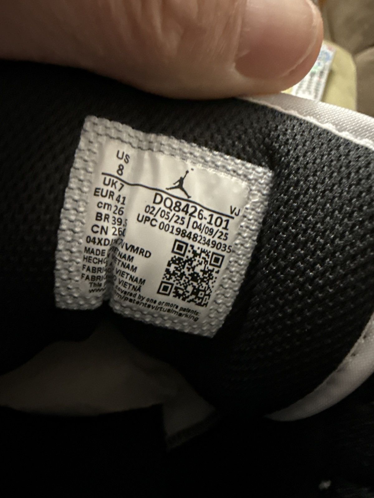 Jordan Brand Nike Air Jordan retro 1 “Baron” mid-top shoes, NEW w/box sz8 Size US 8 / EU 41 - 21 Thumbnail