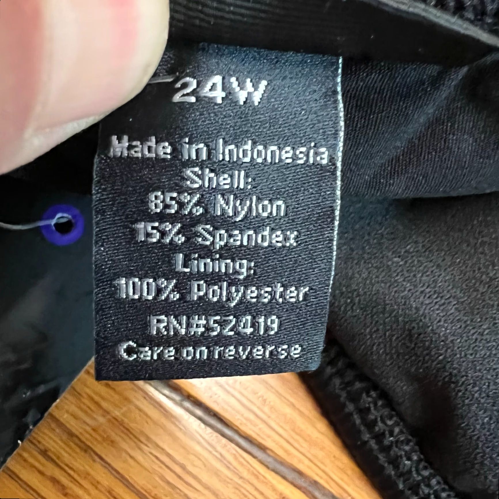Apt. 9 Apt. 9 Ruffled Skirtini Bottom Women's 24W Black Swimwear Size 42" / US 20 - 4 Thumbnail