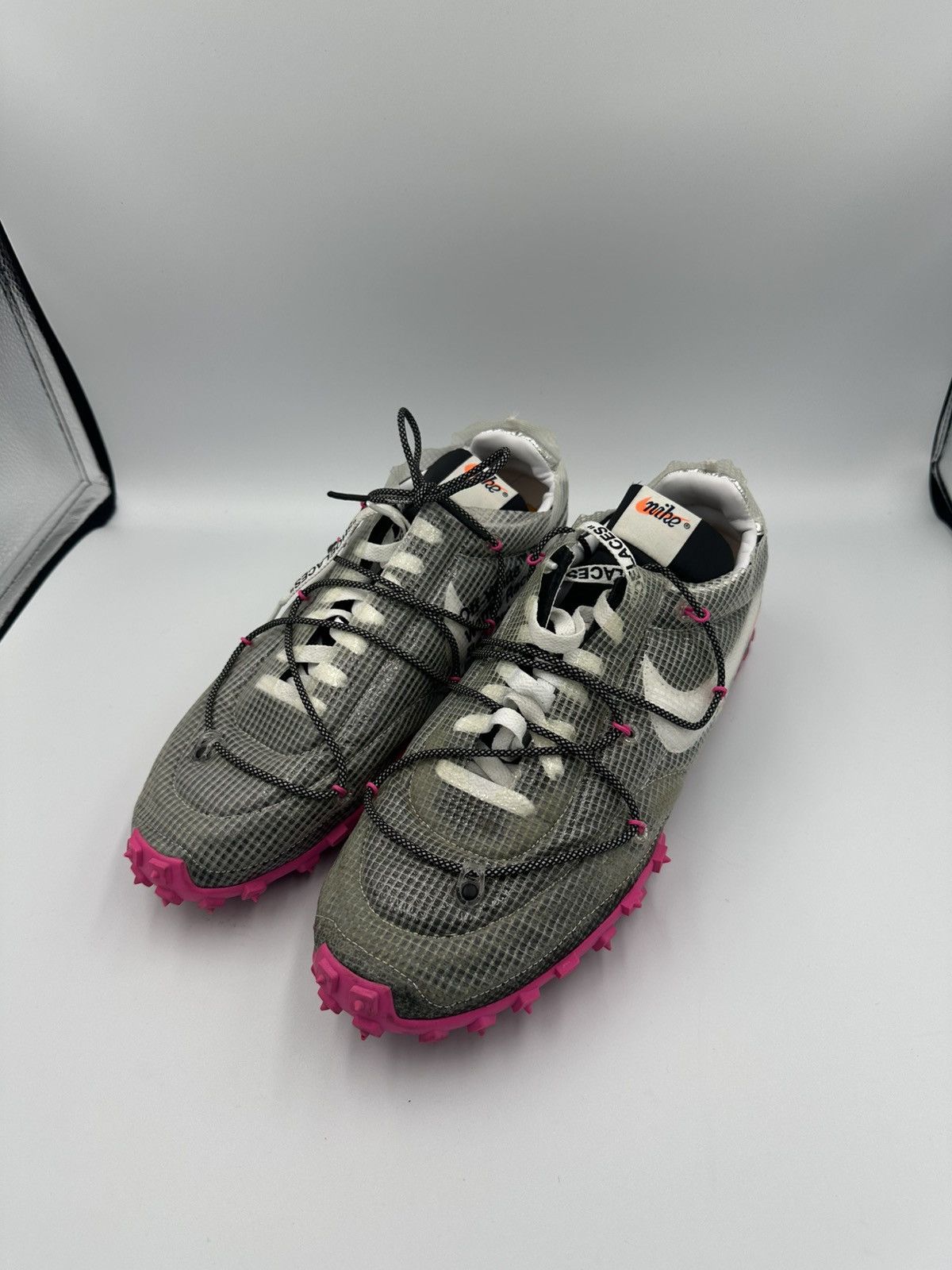 Nike × Off-White Nike X OFF WHITE TRACK SNEAKERS Size US 13 / EU 46 - 1 Thumbnail