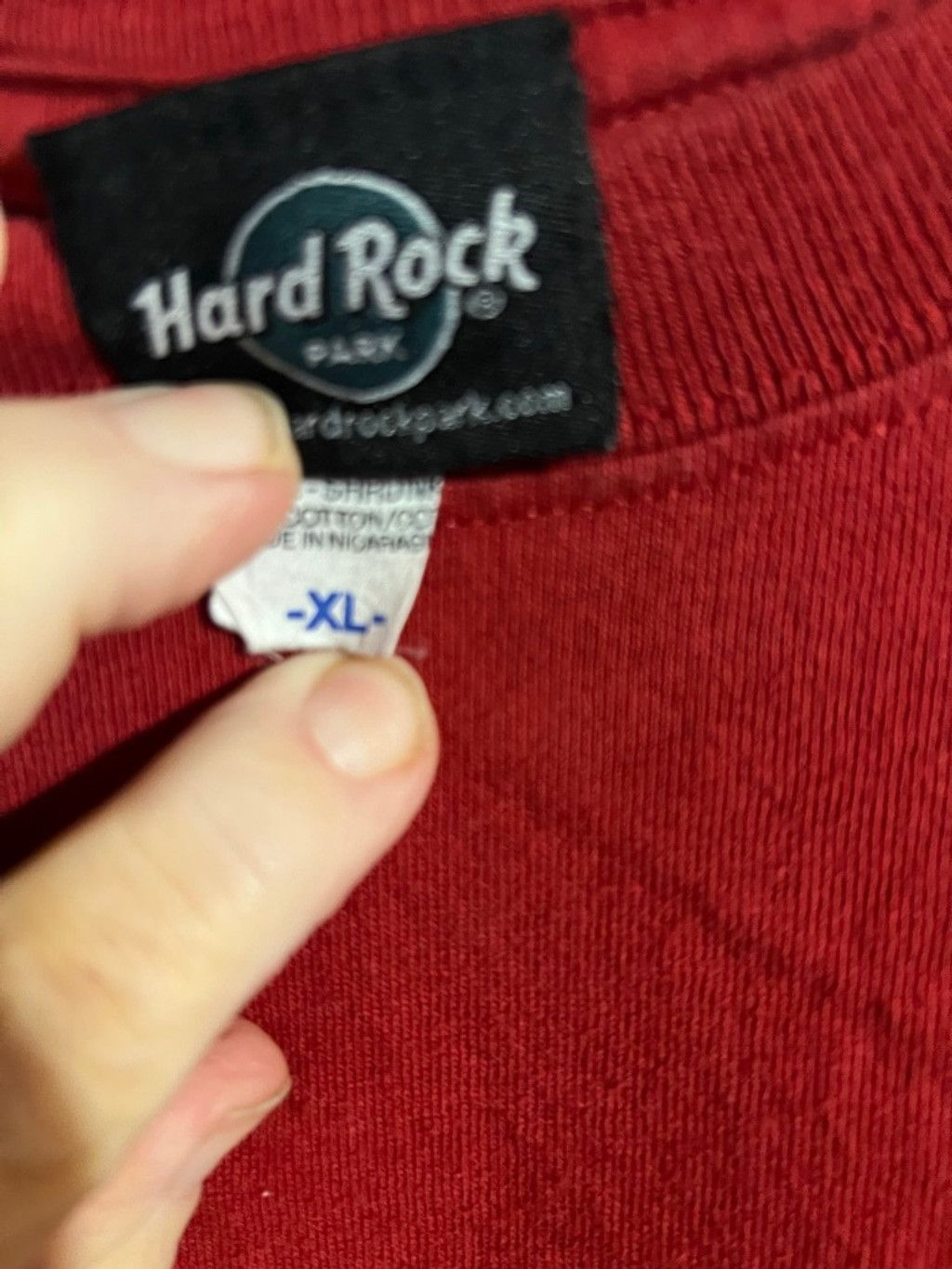 Hard Rock Cafe Women's Hard Rock Short Sleeve Tee XL Red Brown Size XL / US 12-14 / IT 48-50 - 3 Thumbnail