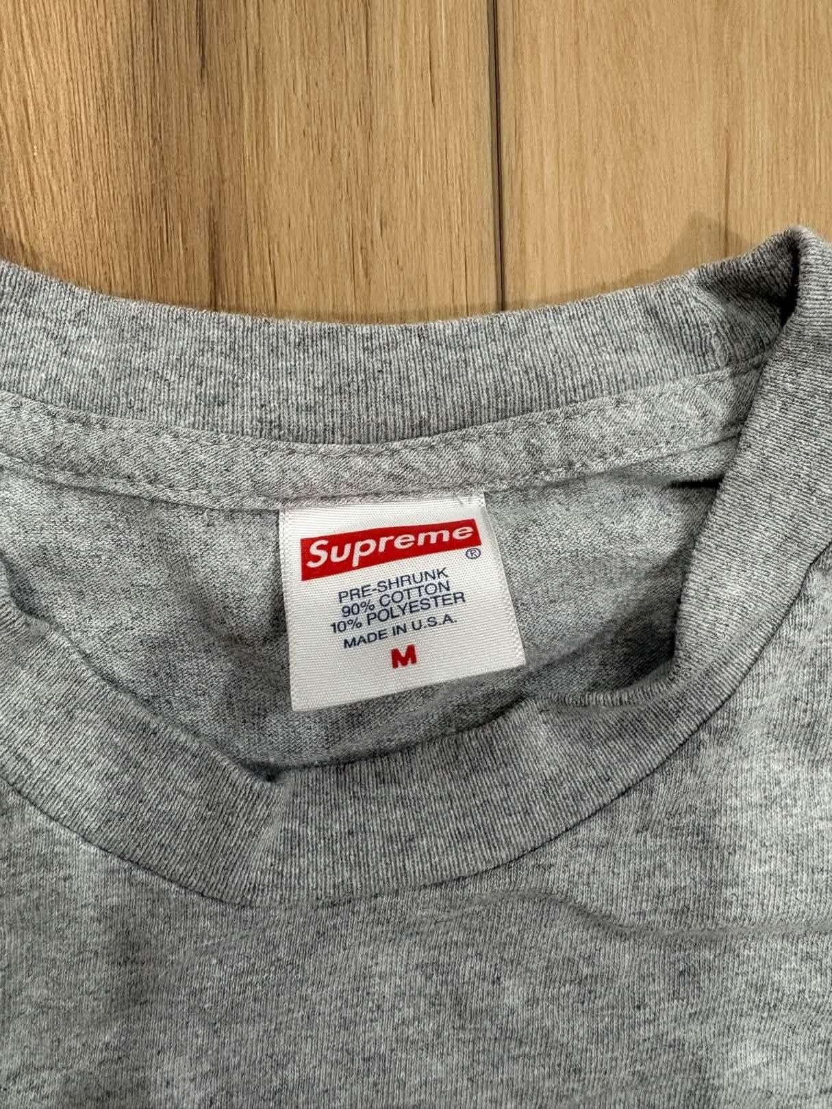 Supreme Supreme Mary J. Blige Tee 'Heather Grey' FW19 Size US M / EU 48-50 / 2 - 4 Thumbnail