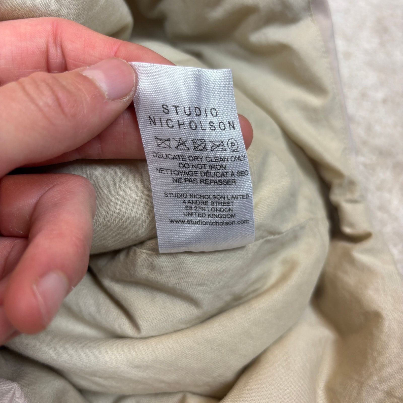 Studio Nicholson Studio Nicholson Laith Eco Downtech Jacket Dove Women's 2 Size XS / US 0-2 / IT 36-38 - 9 Thumbnail