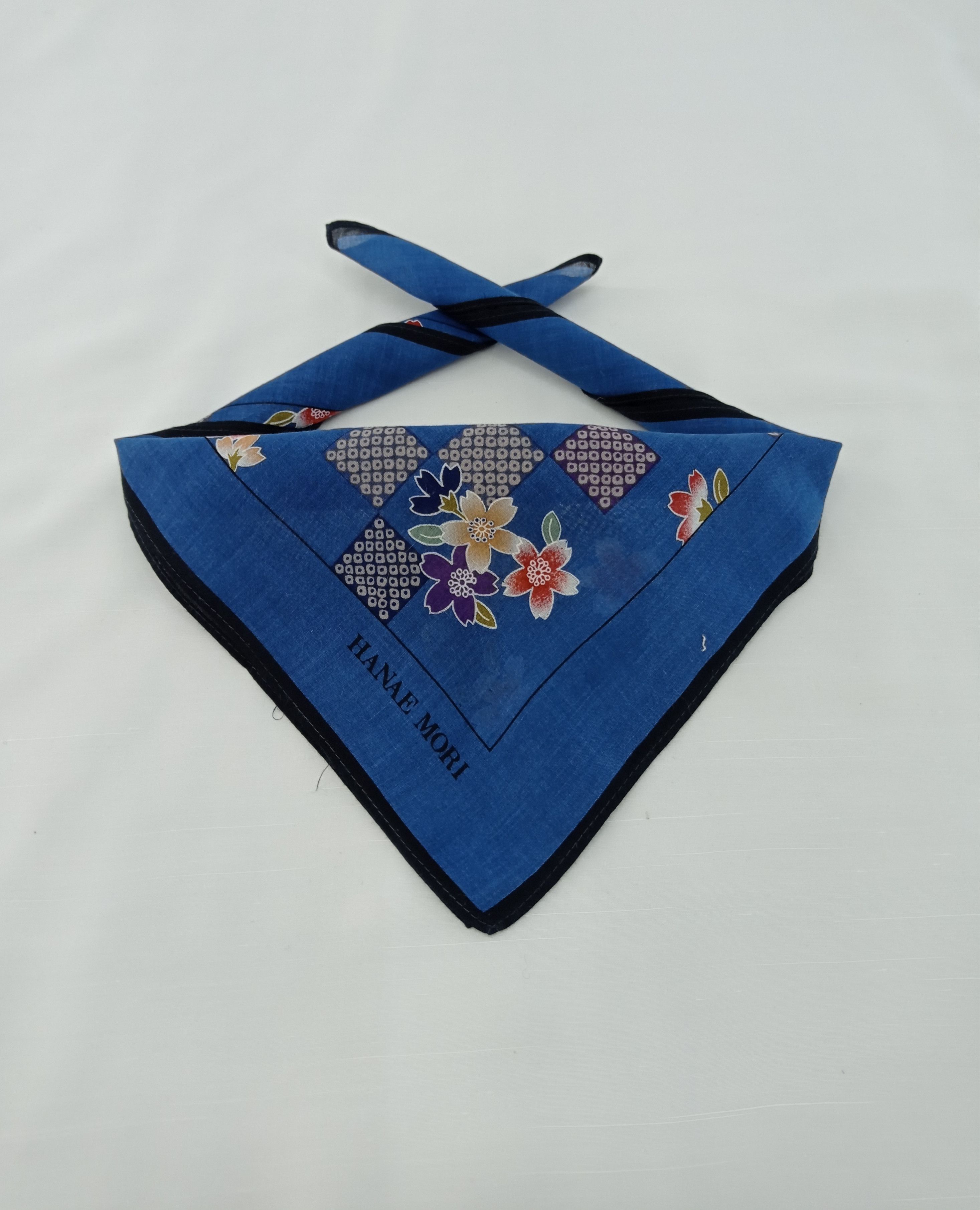 Hanae Mori Vintage Hanae Mori Handkerchief Neckerchief H009E Size ONE SIZE - 2 Thumbnail